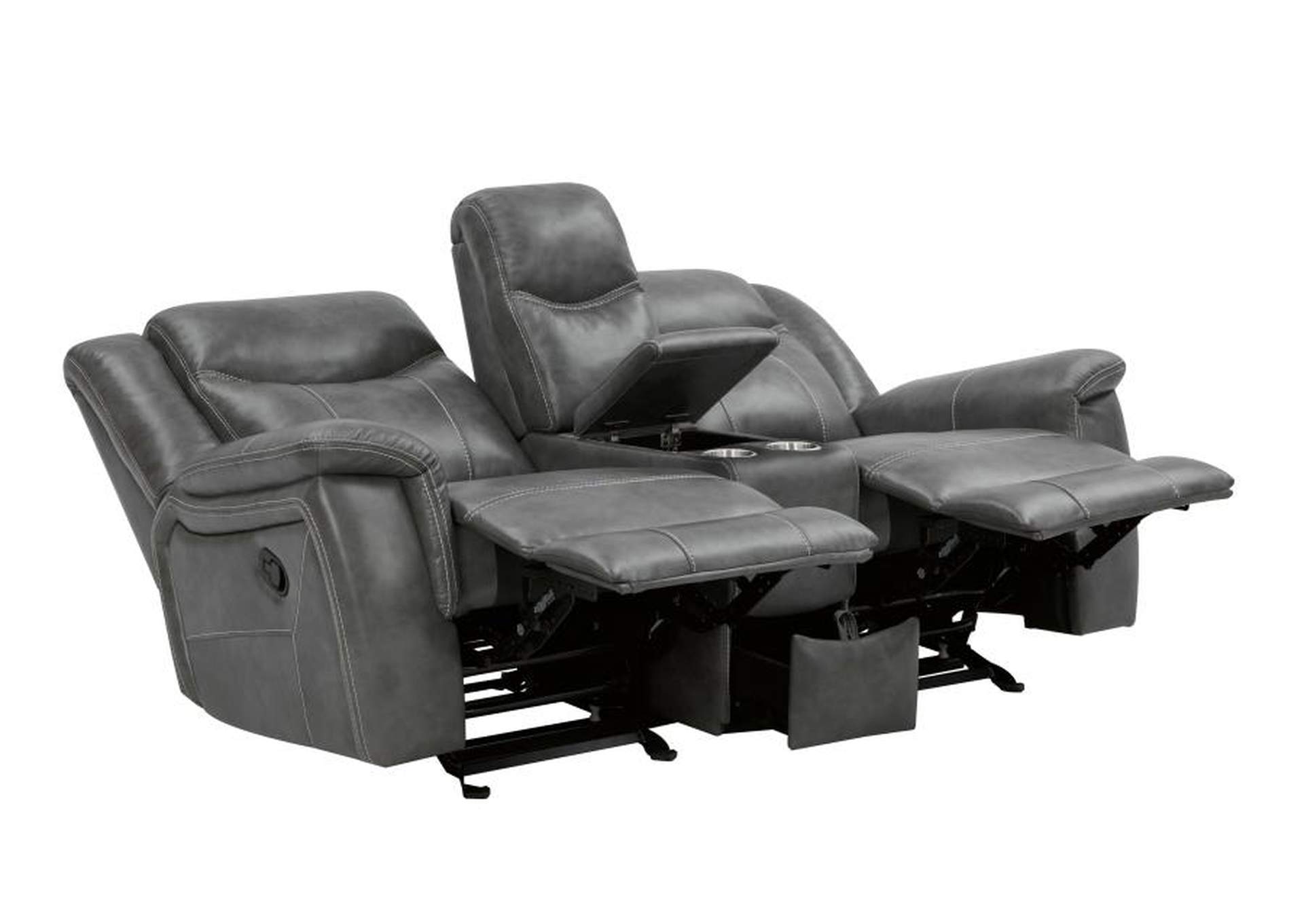 Conrad 3-piece Living Room Set Grey image 11
