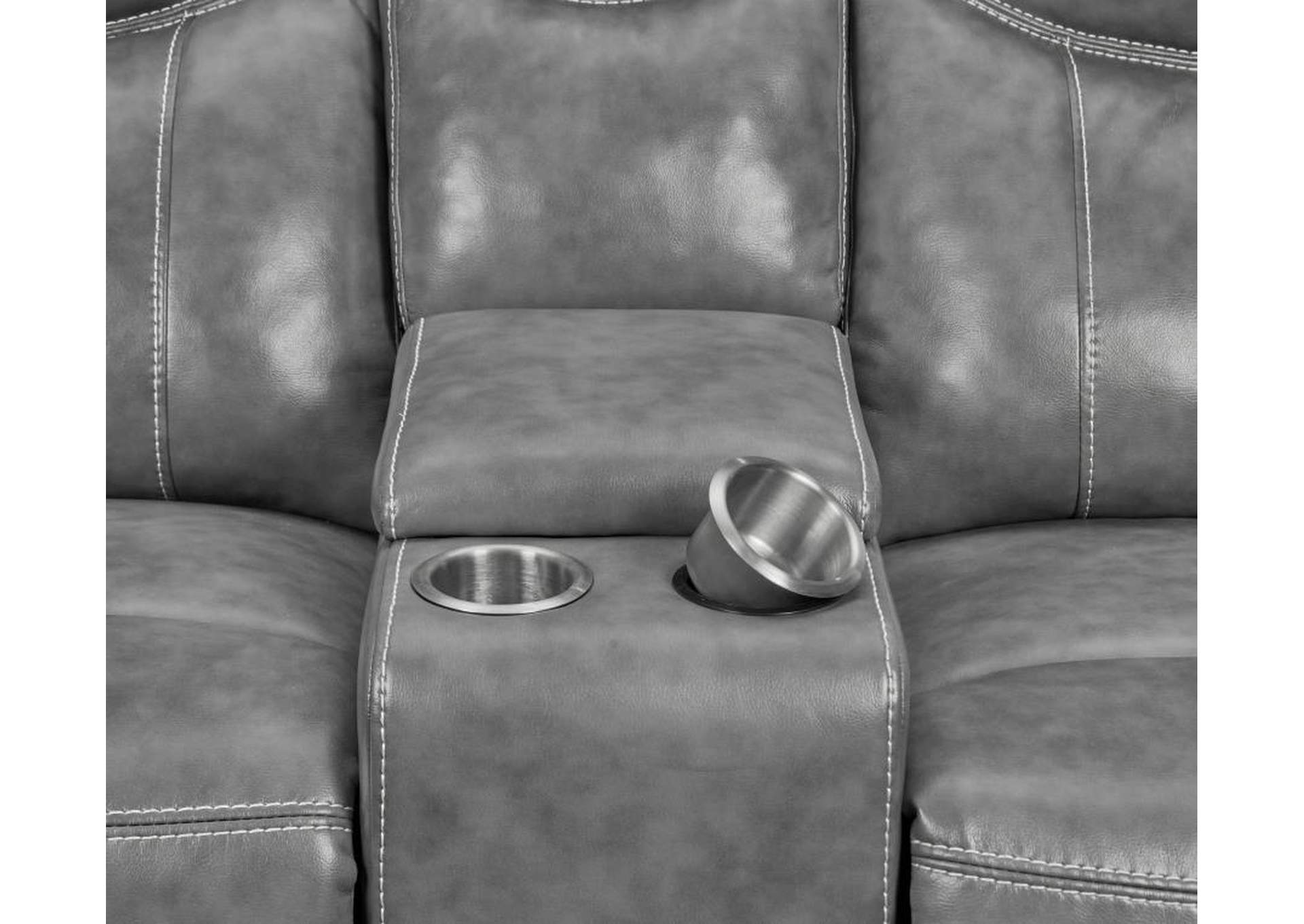 Conrad 3-piece Living Room Set Grey image 13