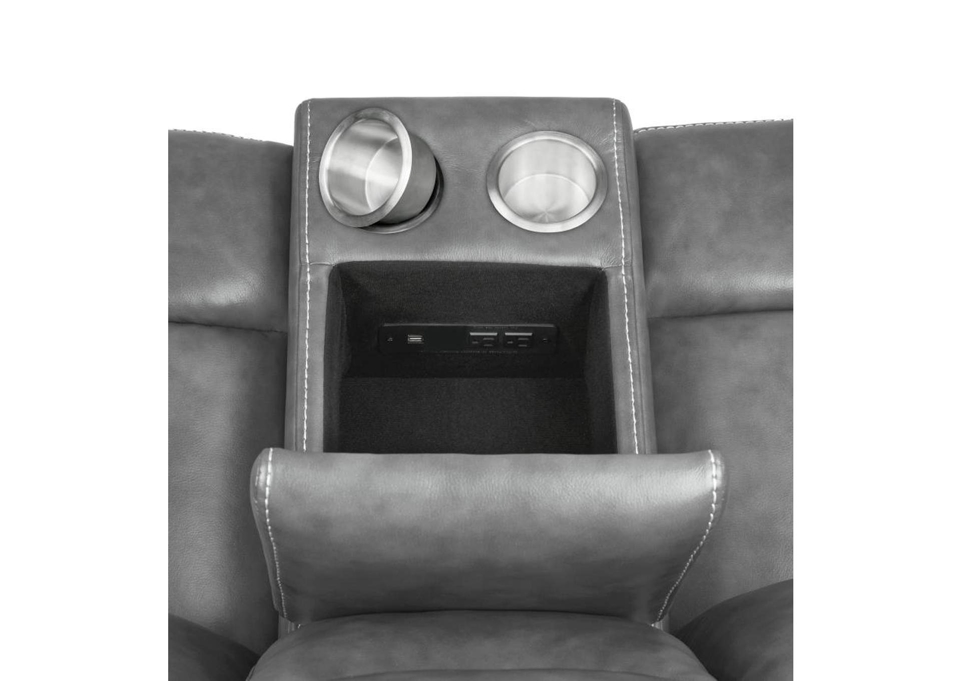 Conrad 3-piece Living Room Set Grey image 14