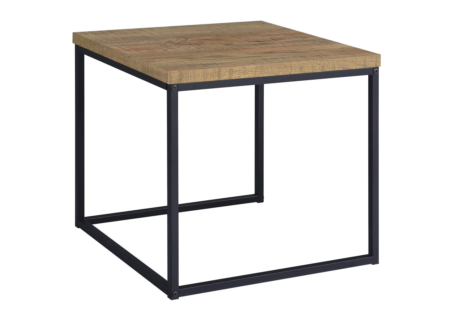 Straden 3-piece Engineered Wood Coffee Table Set Mango and Black image 11