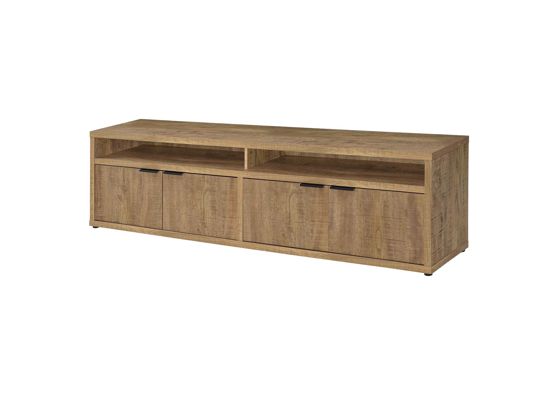 Tabby 79-inch 4-door Engineered Wood TV Stand Media Console Mango image 6