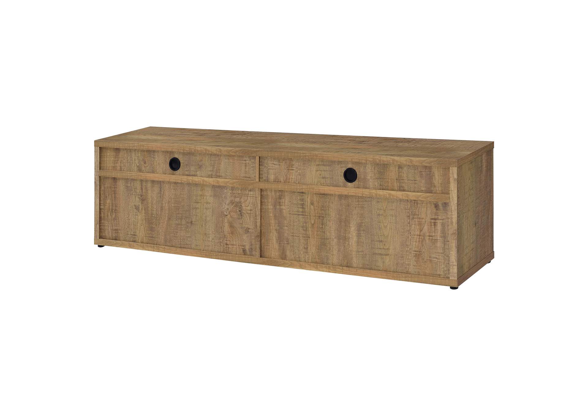Tabby 79-inch 4-door Engineered Wood TV Stand Media Console Mango image 9