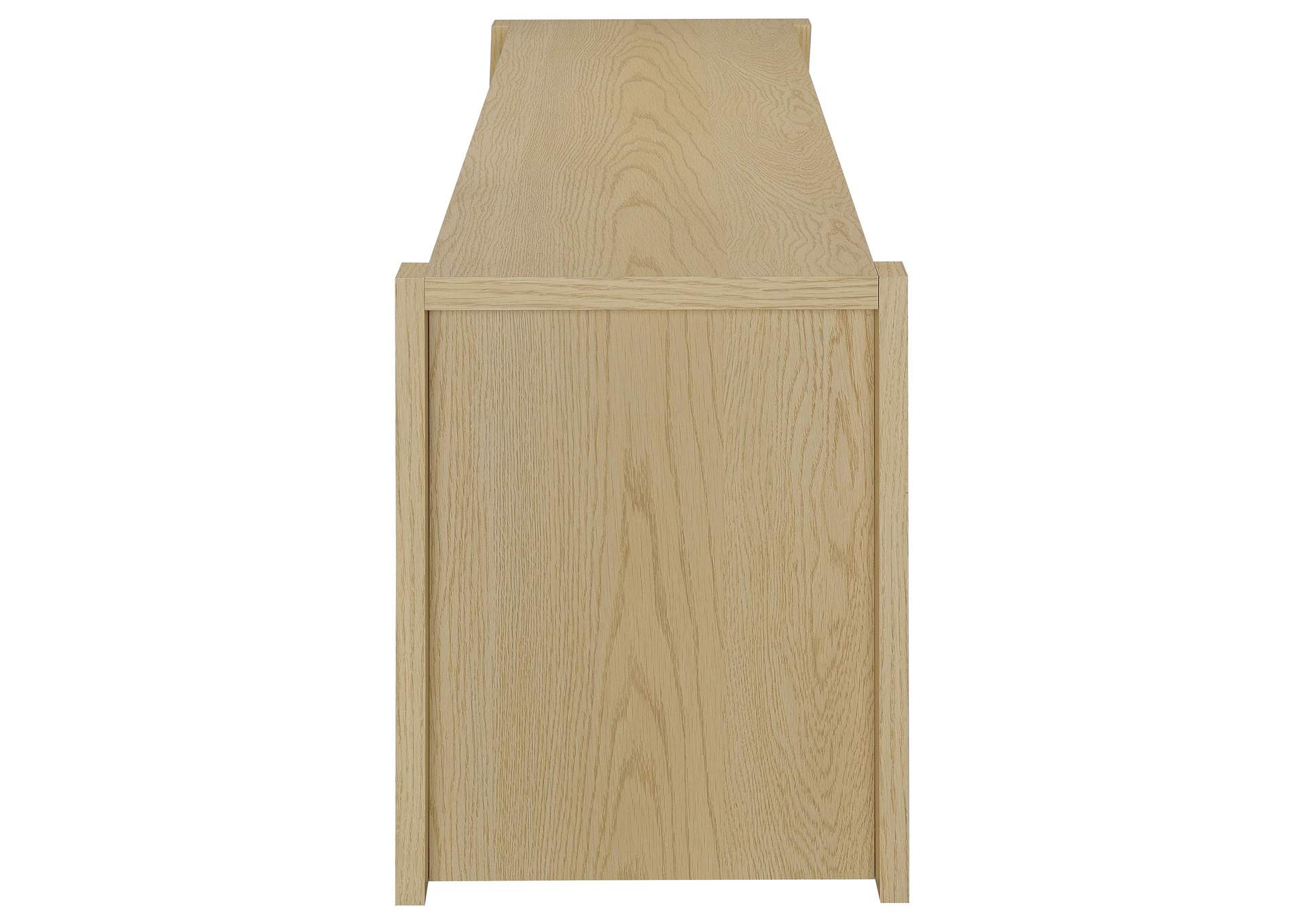 Laurelton 78-inch 4-door TV Stand Media Console Light Oak image 7