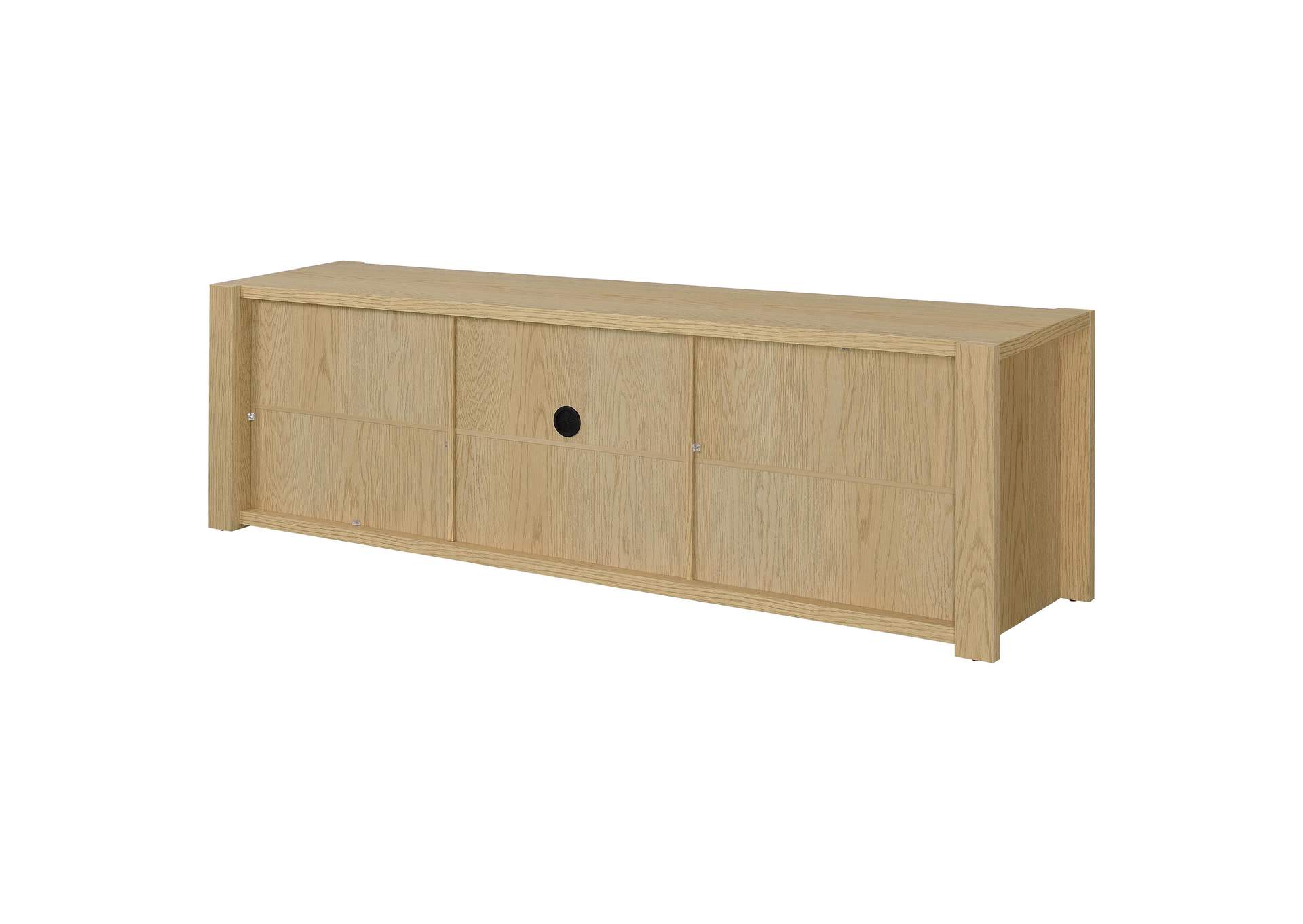 Laurelton 78-inch 4-door TV Stand Media Console Light Oak image 9