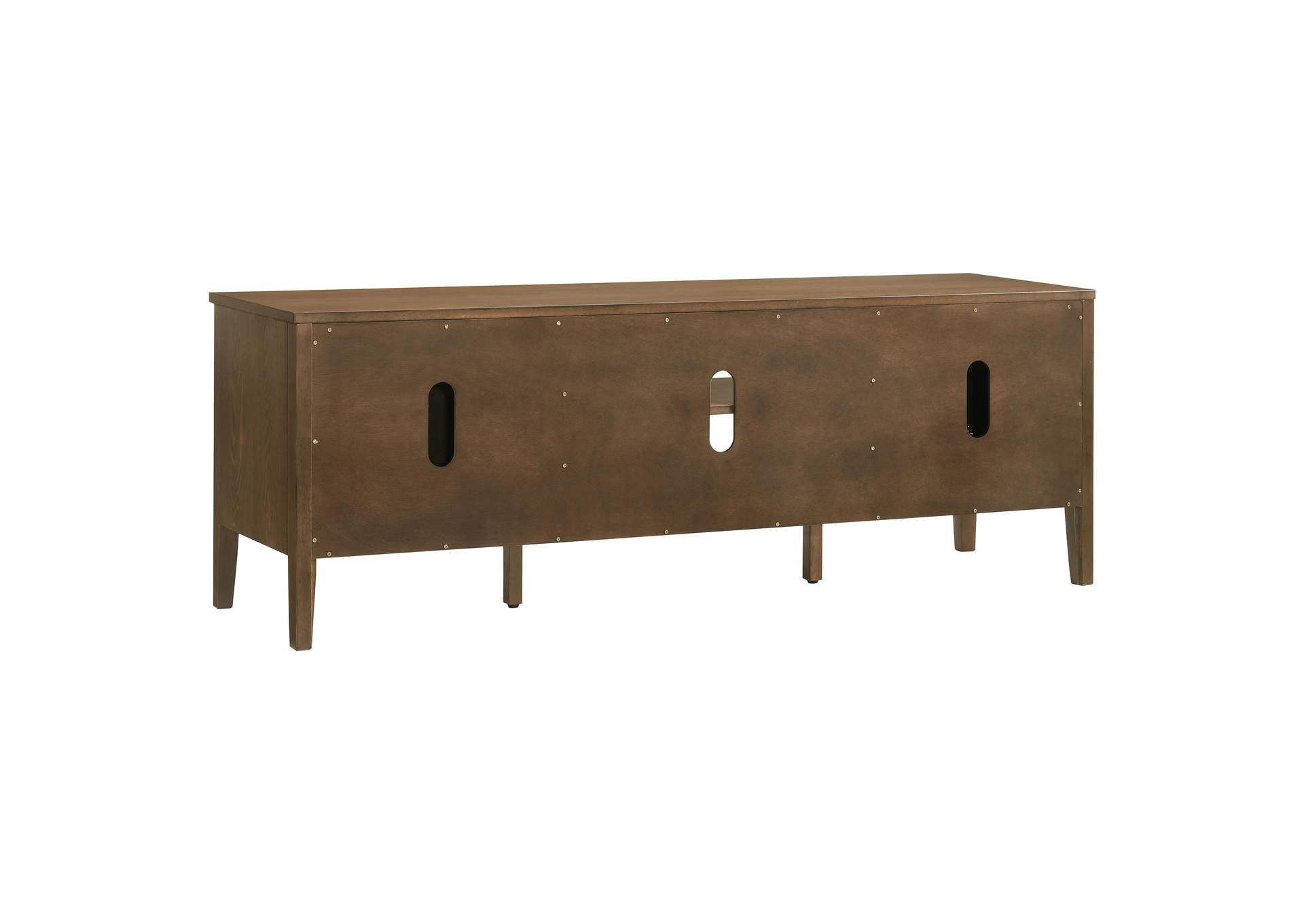 Thori 63-inch 2-door TV Stand Media Console Dark Brown image 8