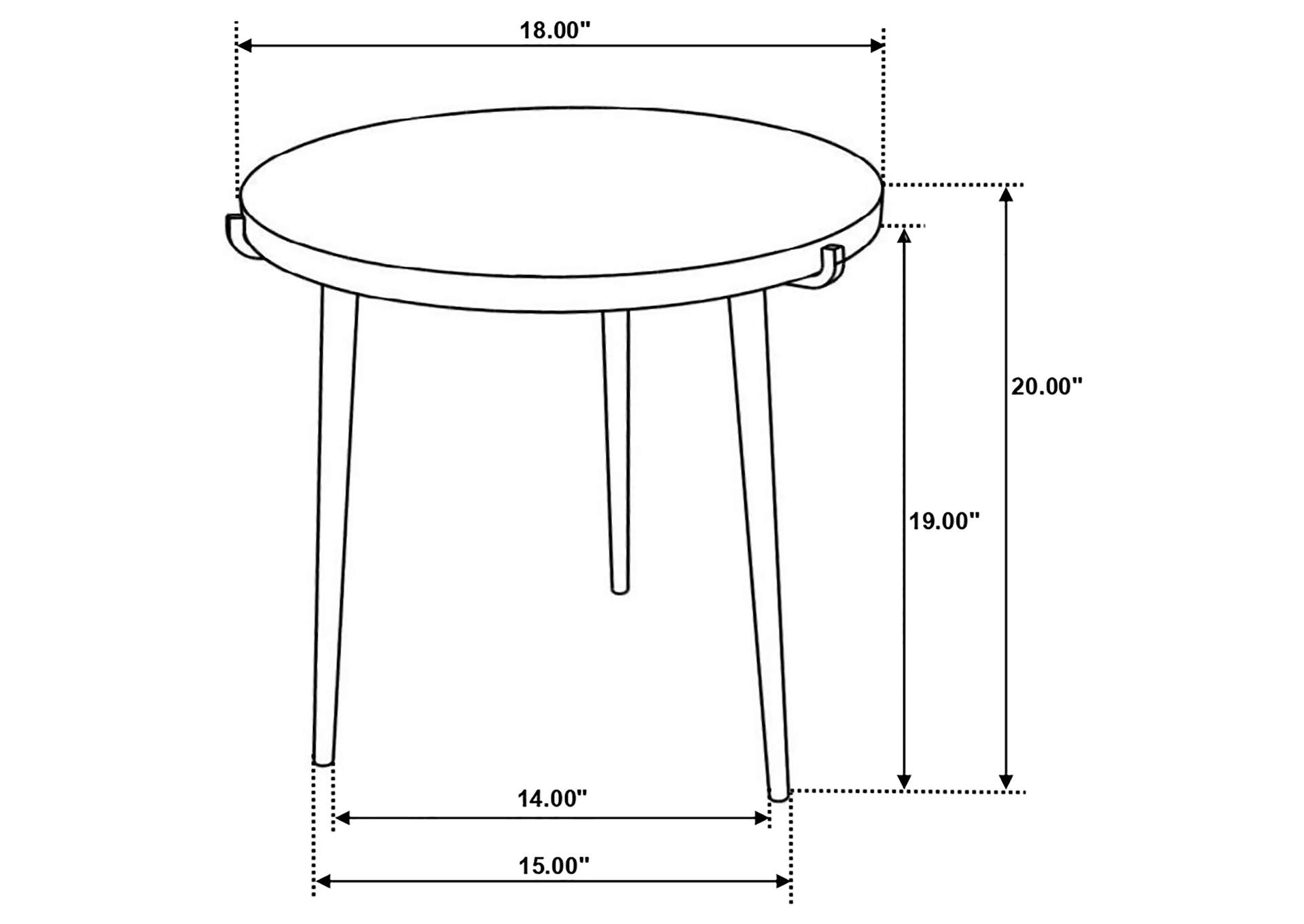 Pilar 2-piece Solid Wood Coffee and End Table Set Natural