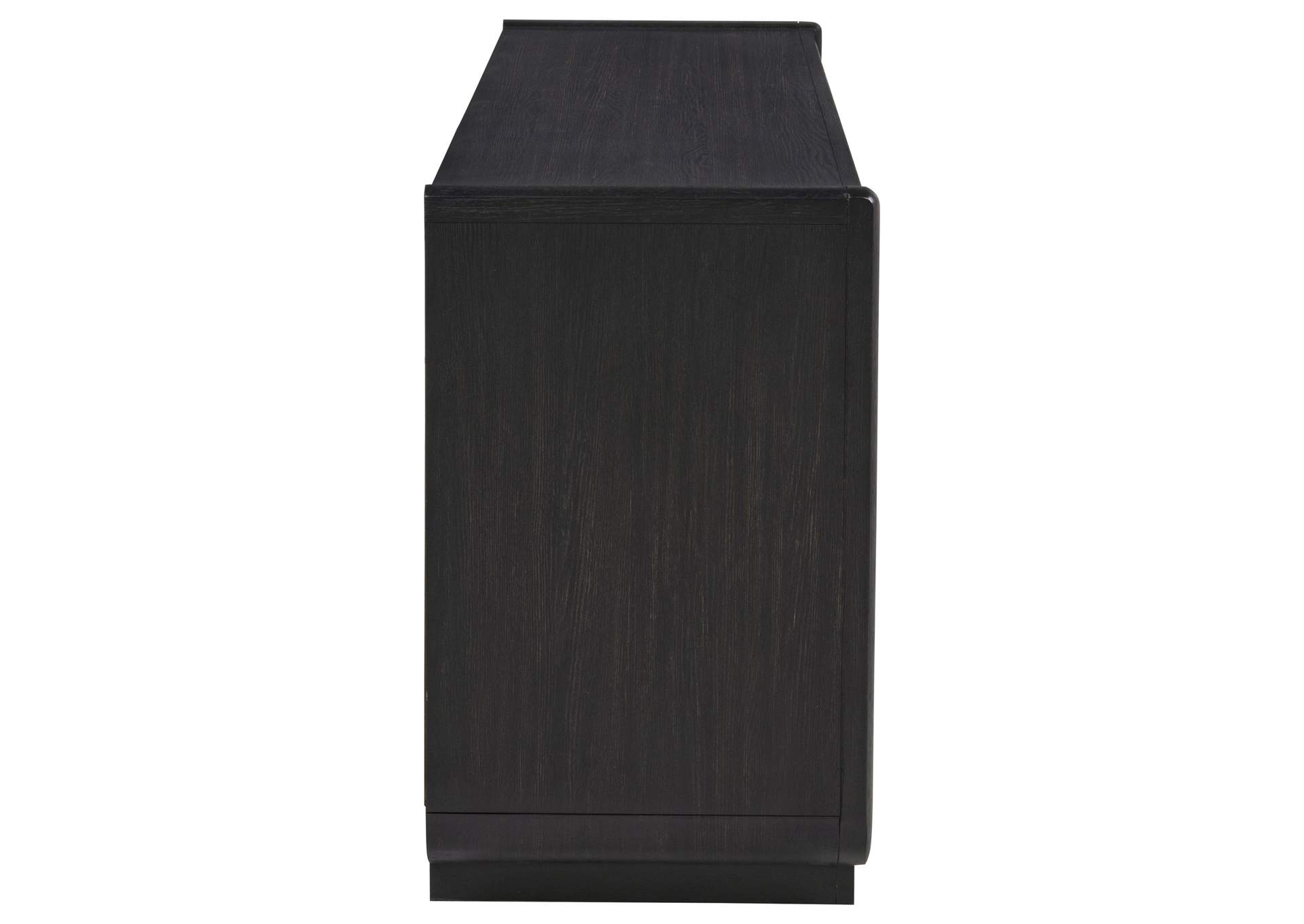Leandro 72-inch 4-door TV Stand Media Console Burnished Black image 11