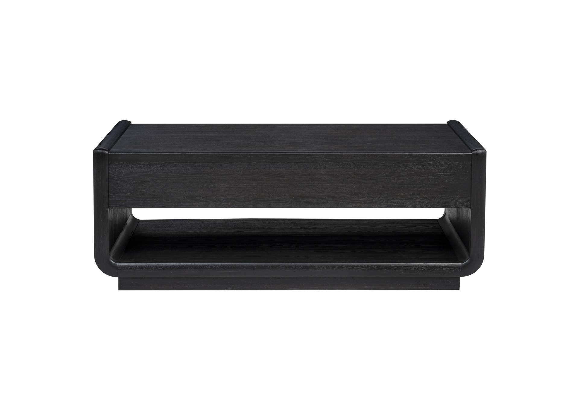 Leandro 2-drawer Wood Cocktail Coffee Table Burnished Black image 9