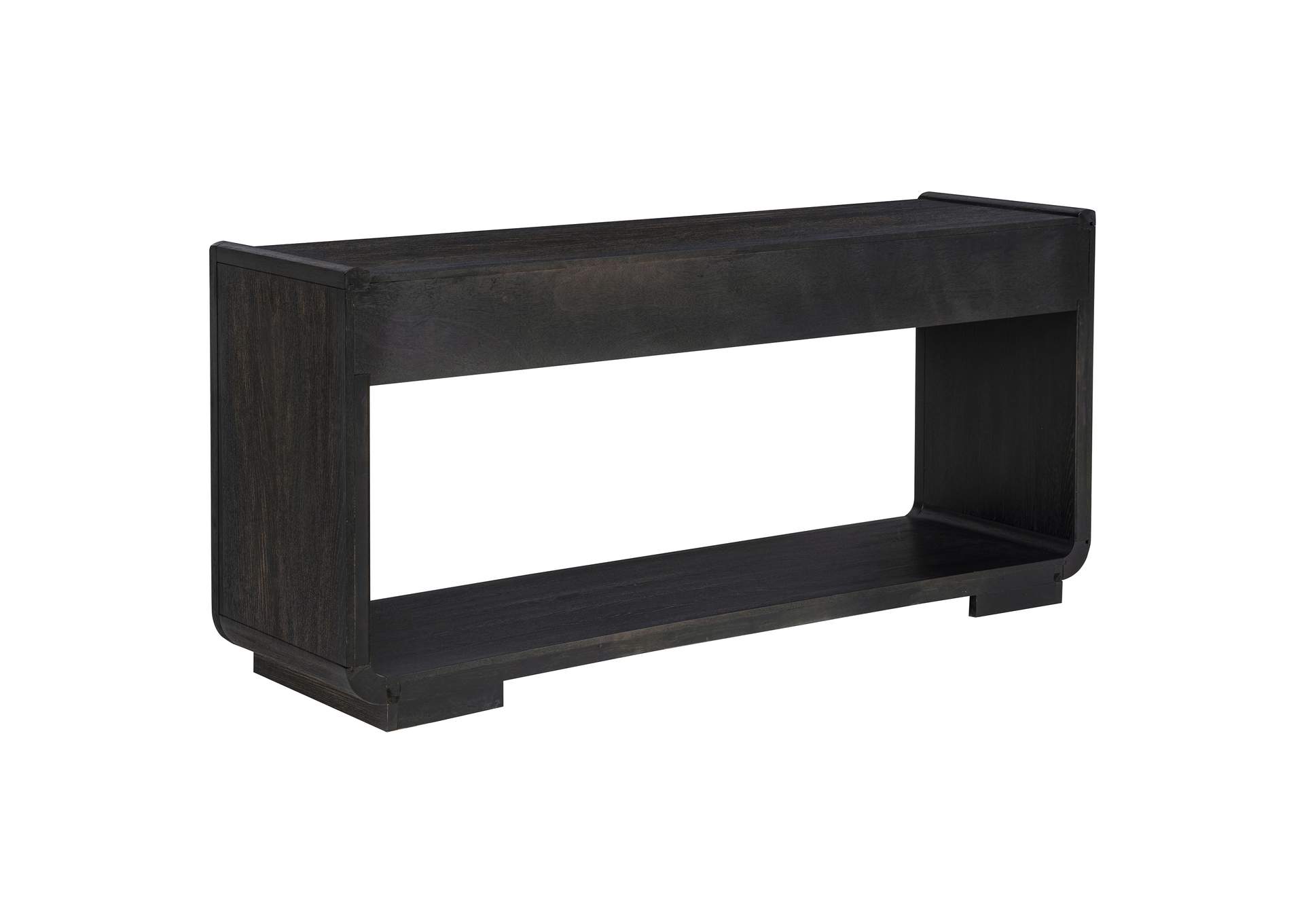 Leandro 2-drawer Entryway Sofa Console Table Burnished Black image 8