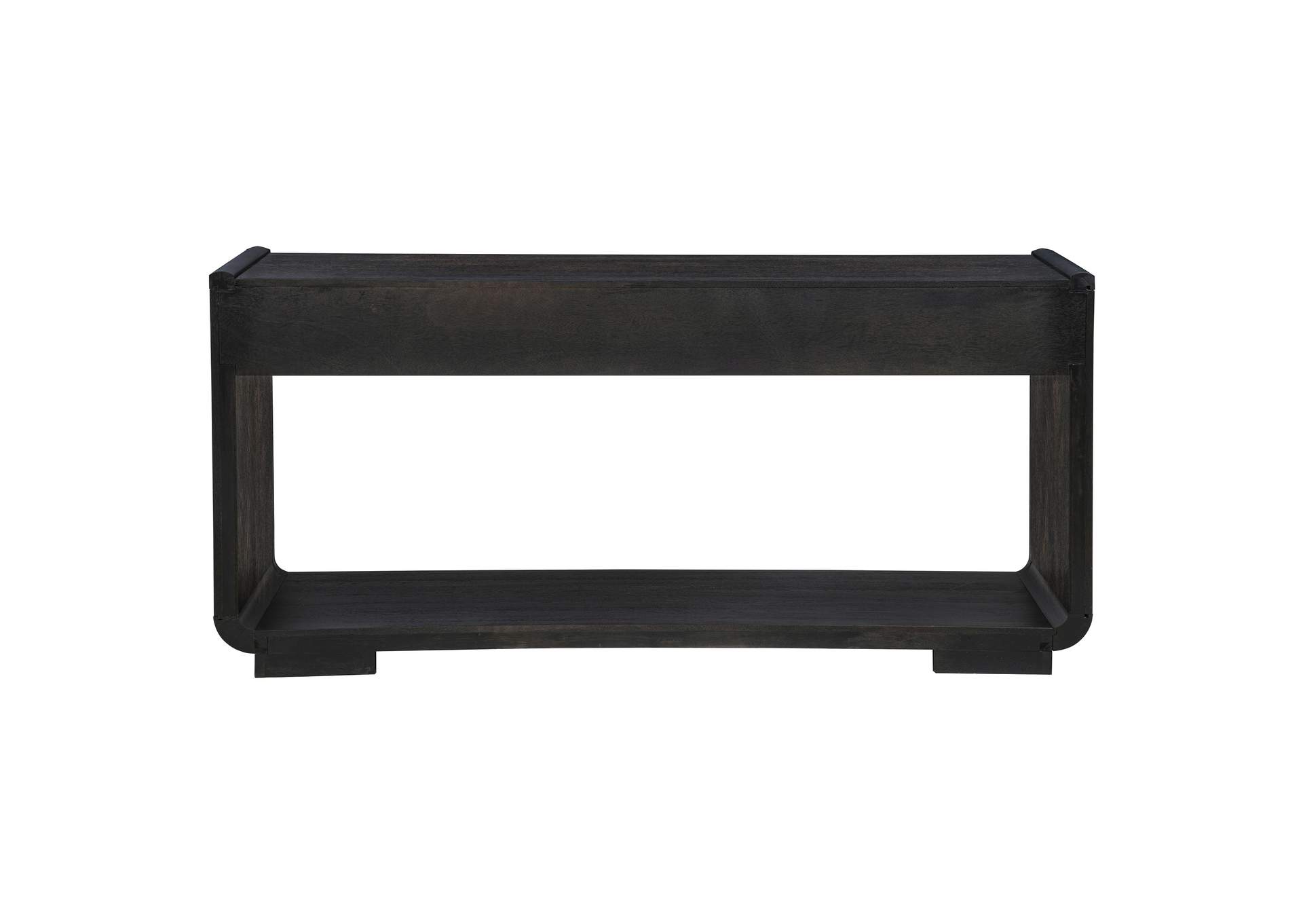 Leandro 2-drawer Entryway Sofa Console Table Burnished Black image 9