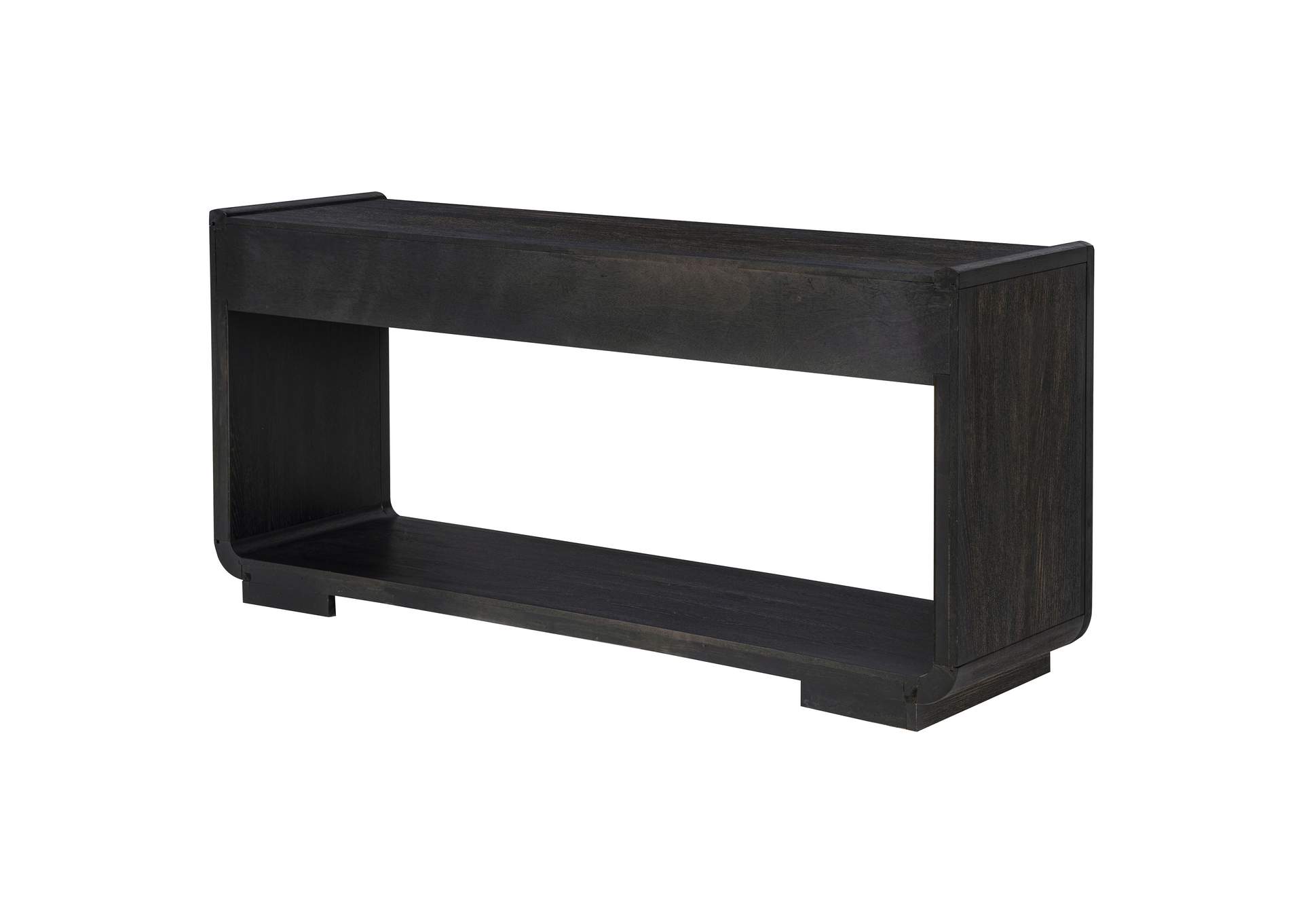Leandro 2-drawer Entryway Sofa Console Table Burnished Black image 10