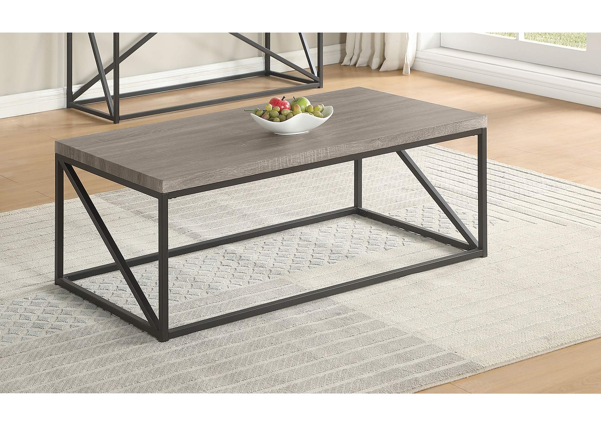 Birdie Rectangular Coffee Table Sonoma Grey