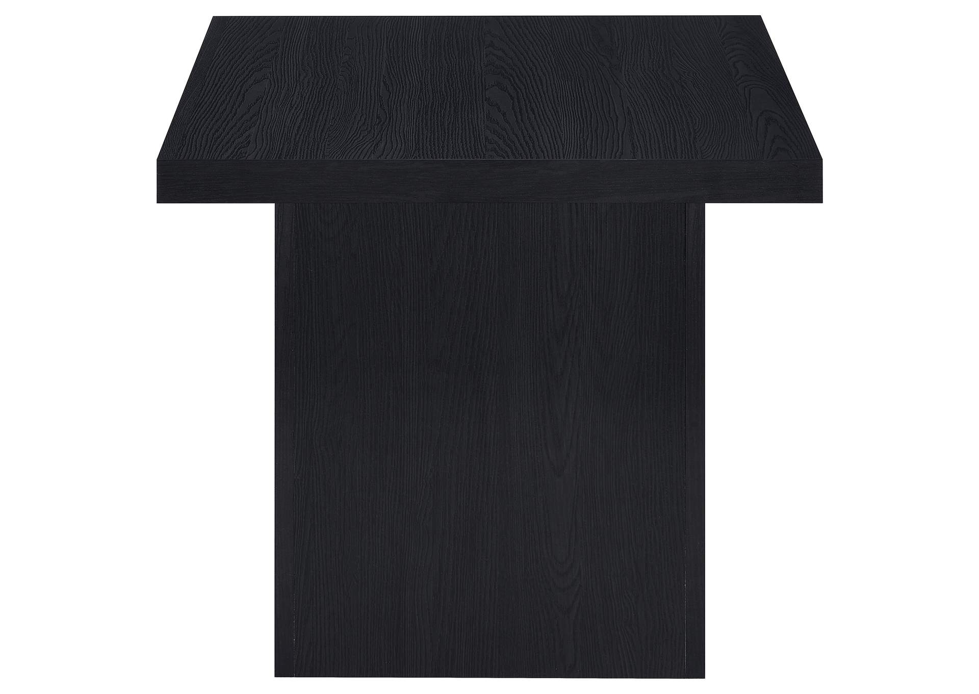 Devar 3-piece Square Cocktail Coffee End Table Set Black image 7