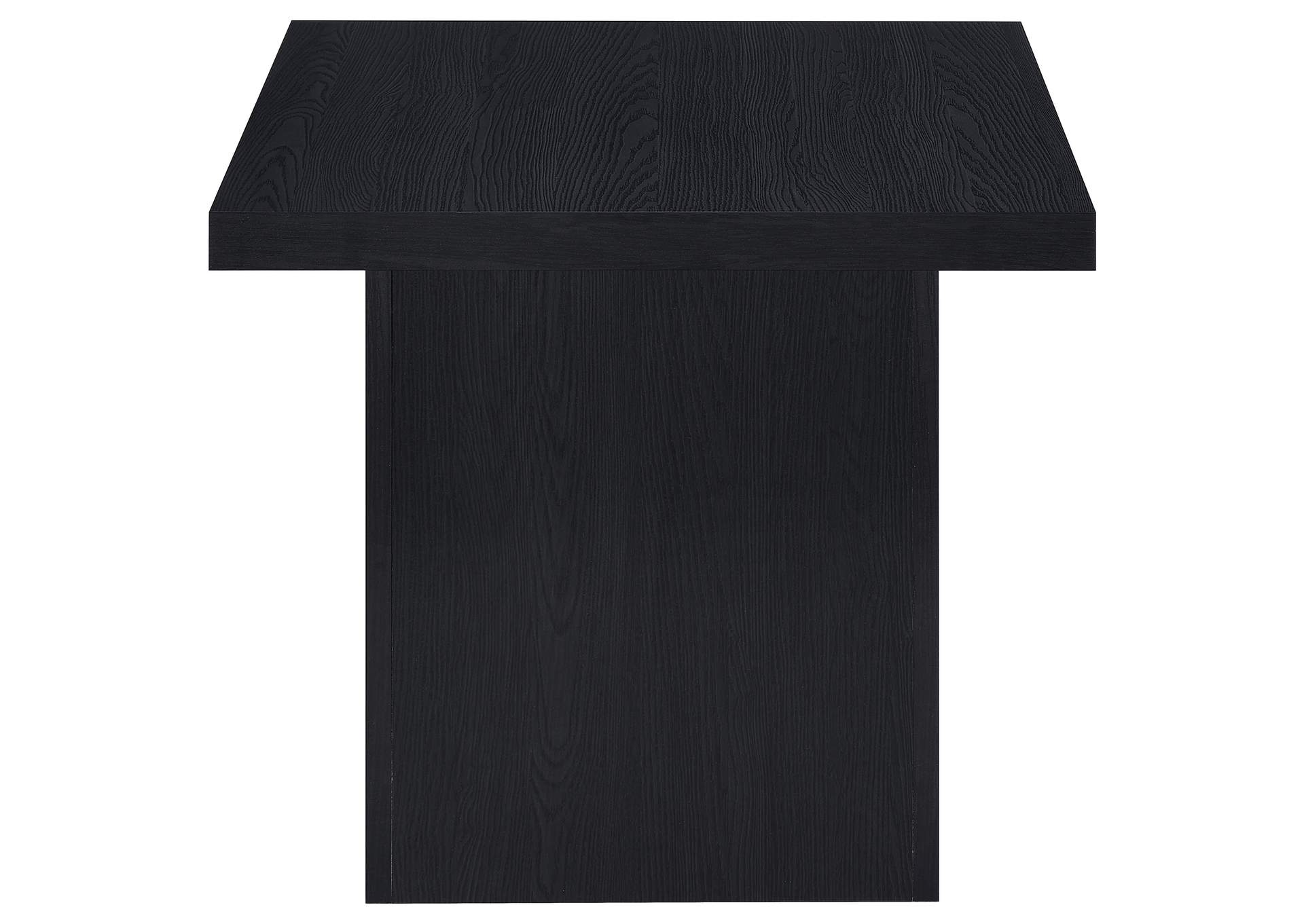 Devar 3-piece Square Cocktail Coffee End Table Set Black image 8