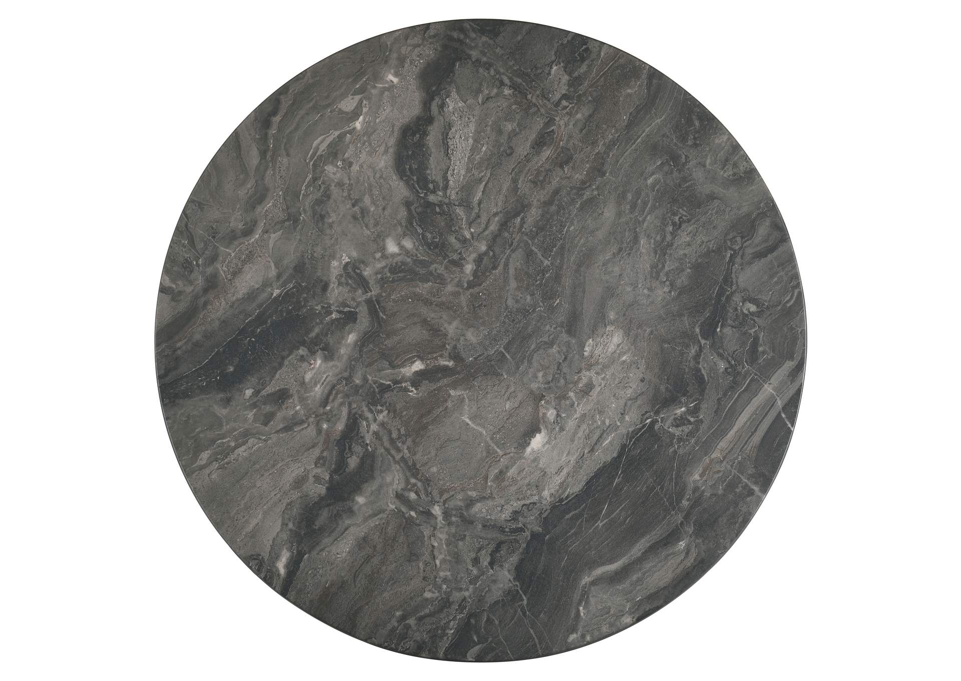 Bradley Round SmartTop Cocktail Coffee Table Smokey Grey and Brown image 6