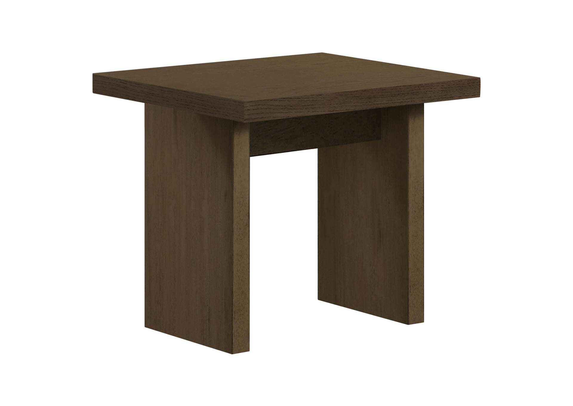 Decker Square Occasional Side End Table Walnut image 2