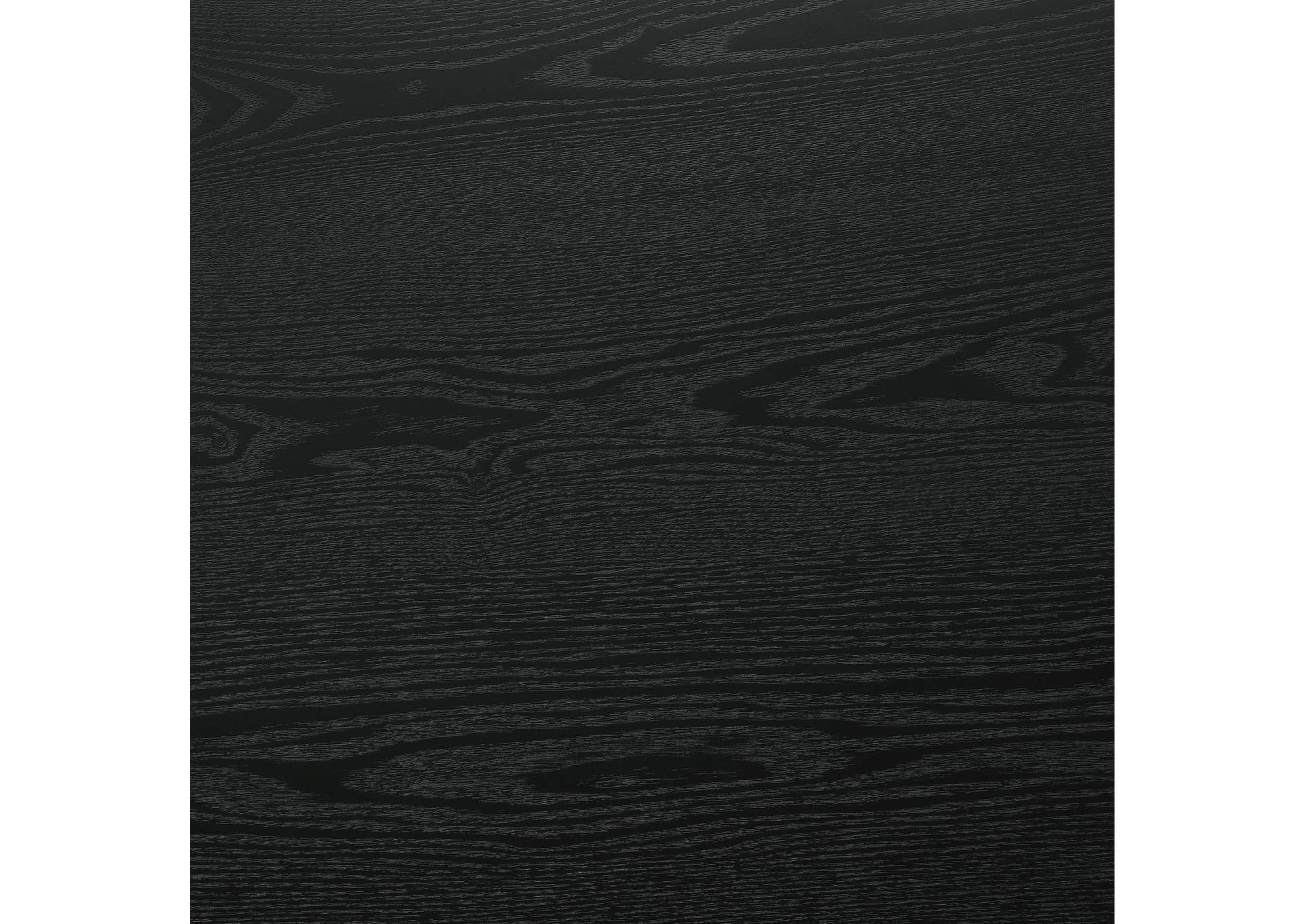 Hamlyn Round Fluted Occasional Cocktail Coffee Table Black image 5