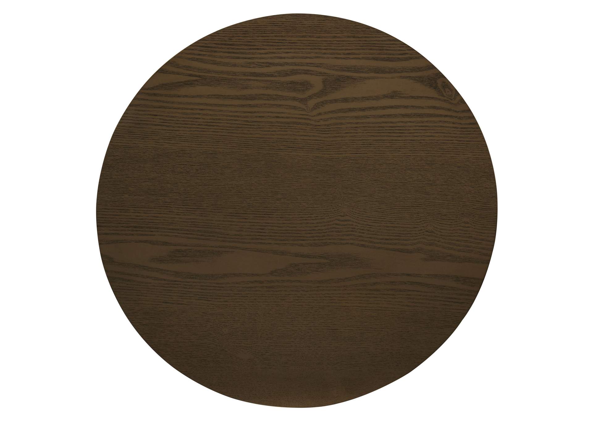 Hamlyn Round Fluted Occasional Side End Table Walnut image 4