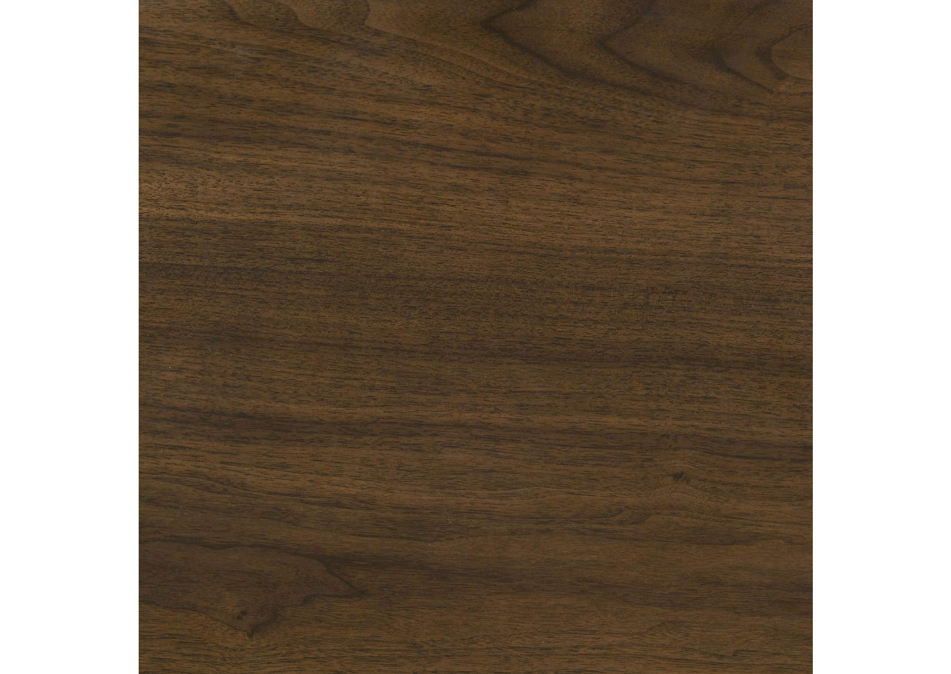 Hamlyn 2-piece Round Fluted Coffee and End Table Set Walnut image 9