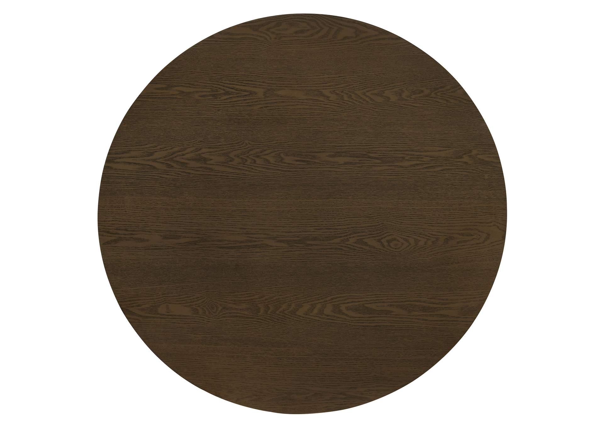 Hamlyn 3-piece Round Fluted Coffee and End Table Set Walnut image 7