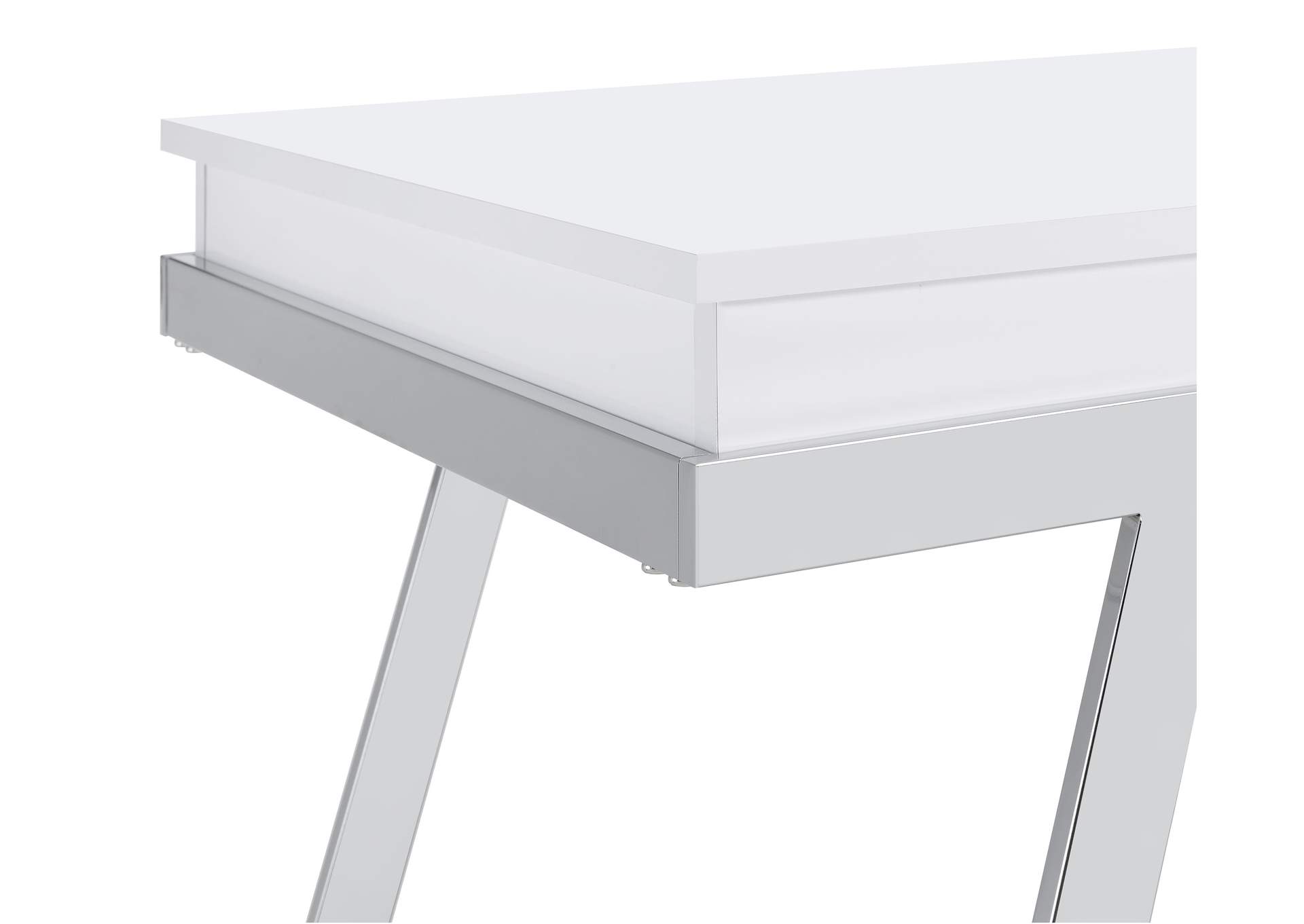 Marcia 3-piece Coffee and End Table Set White High Gloss
