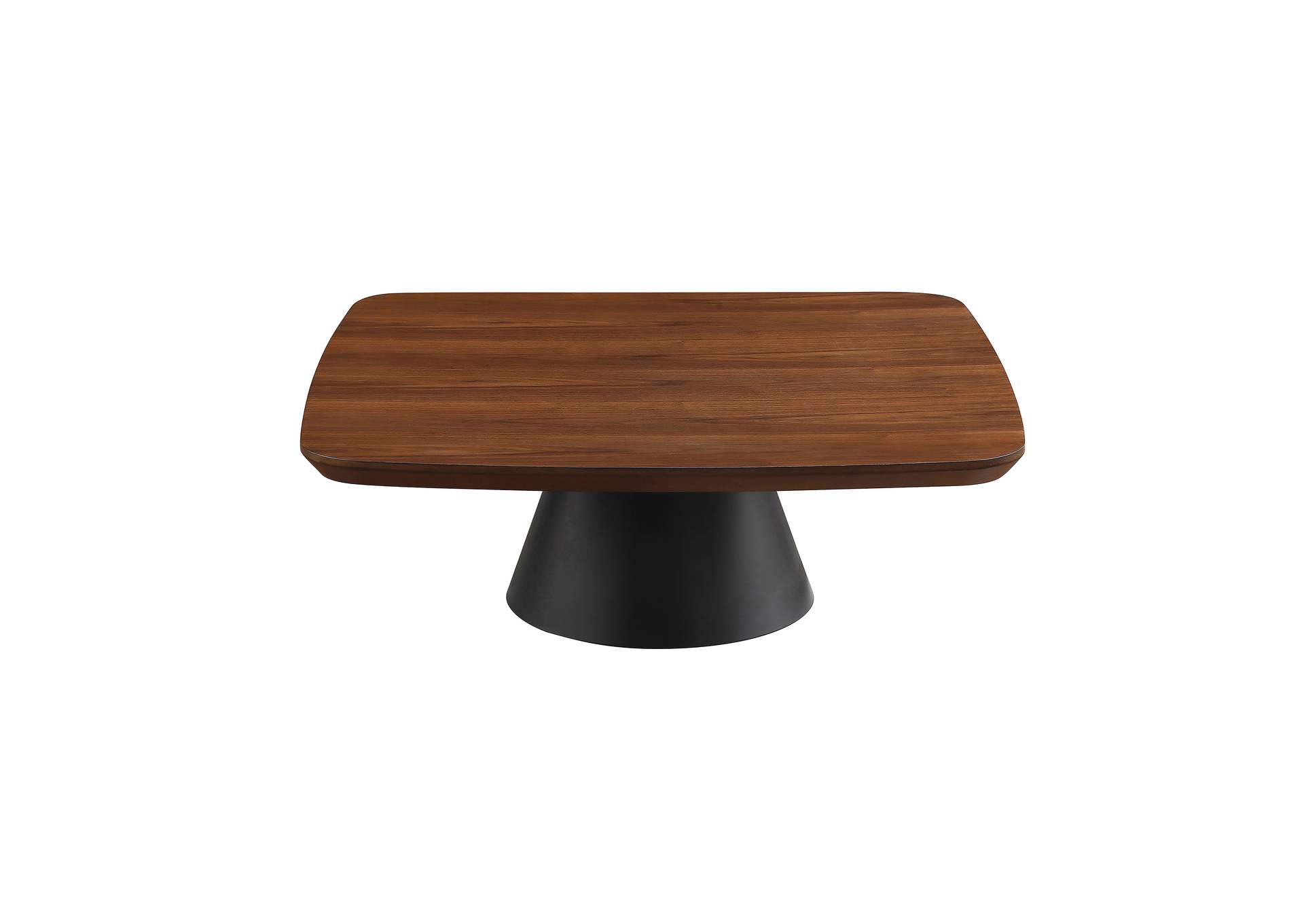 Eason 2-piece Coffee Table Set Walnut and Black