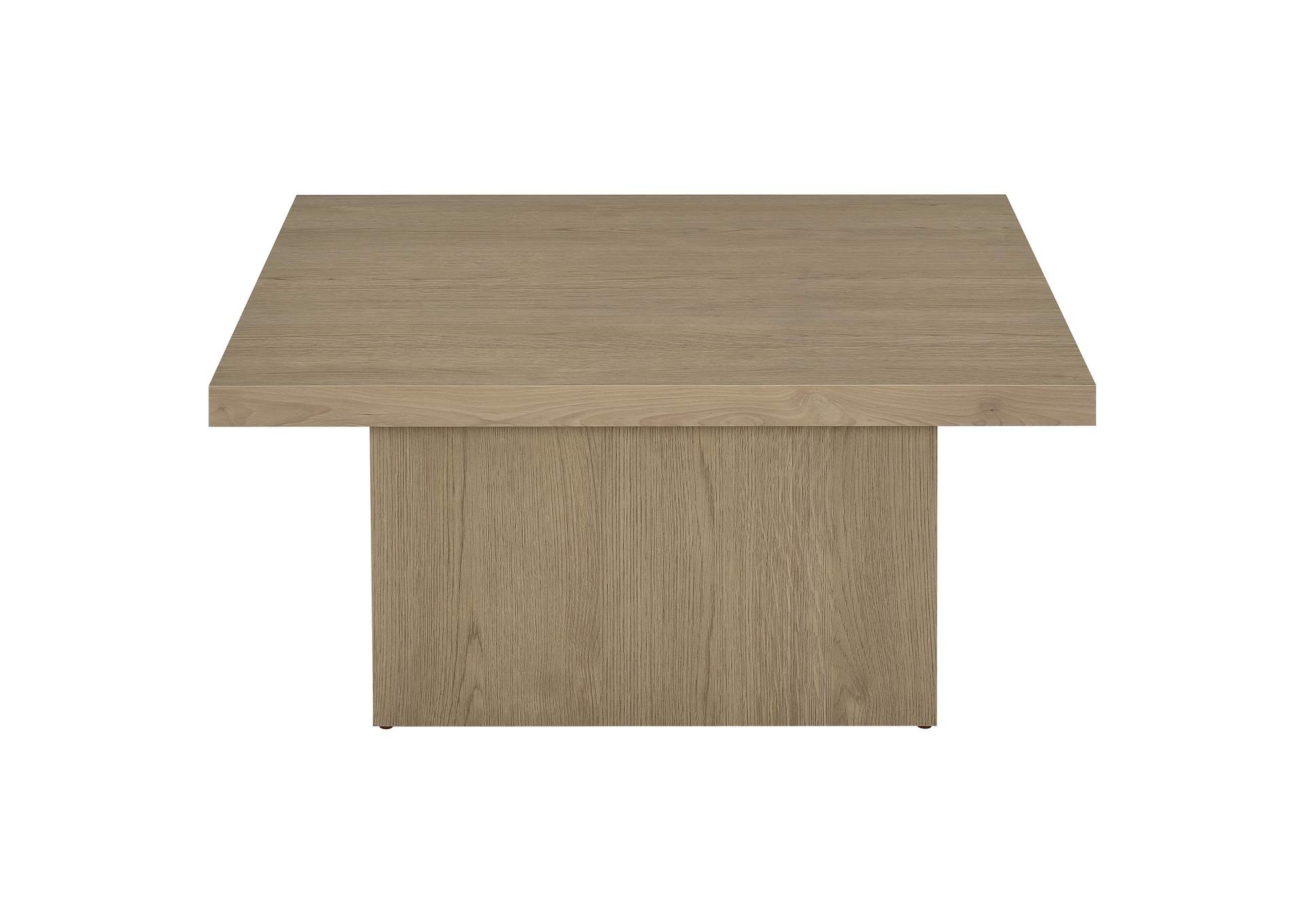 Devar Square Engineered Wood Cocktail Coffee Table Latte image 4