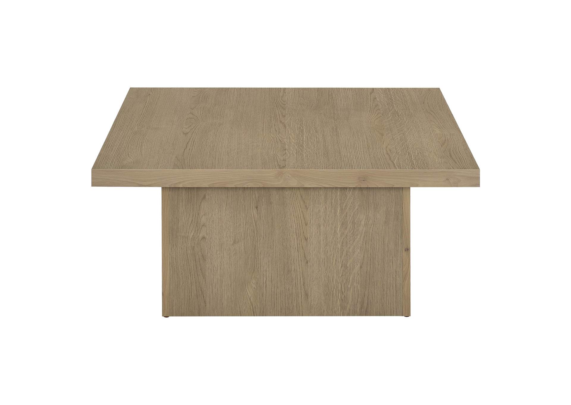 Devar Square Engineered Wood Cocktail Coffee Table Latte image 6