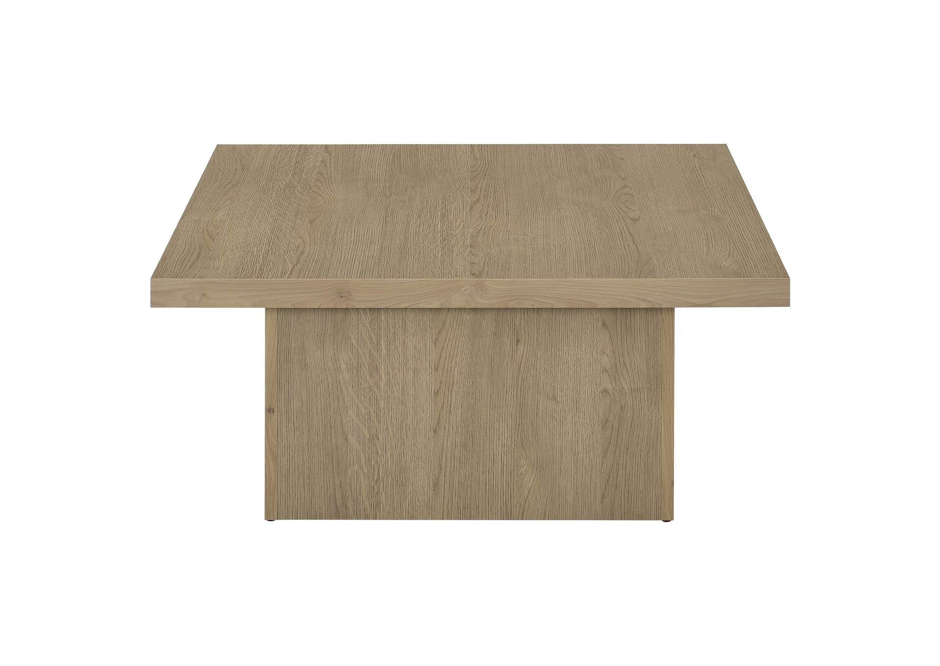 Devar Square Engineered Wood Cocktail Coffee Table Latte image 7