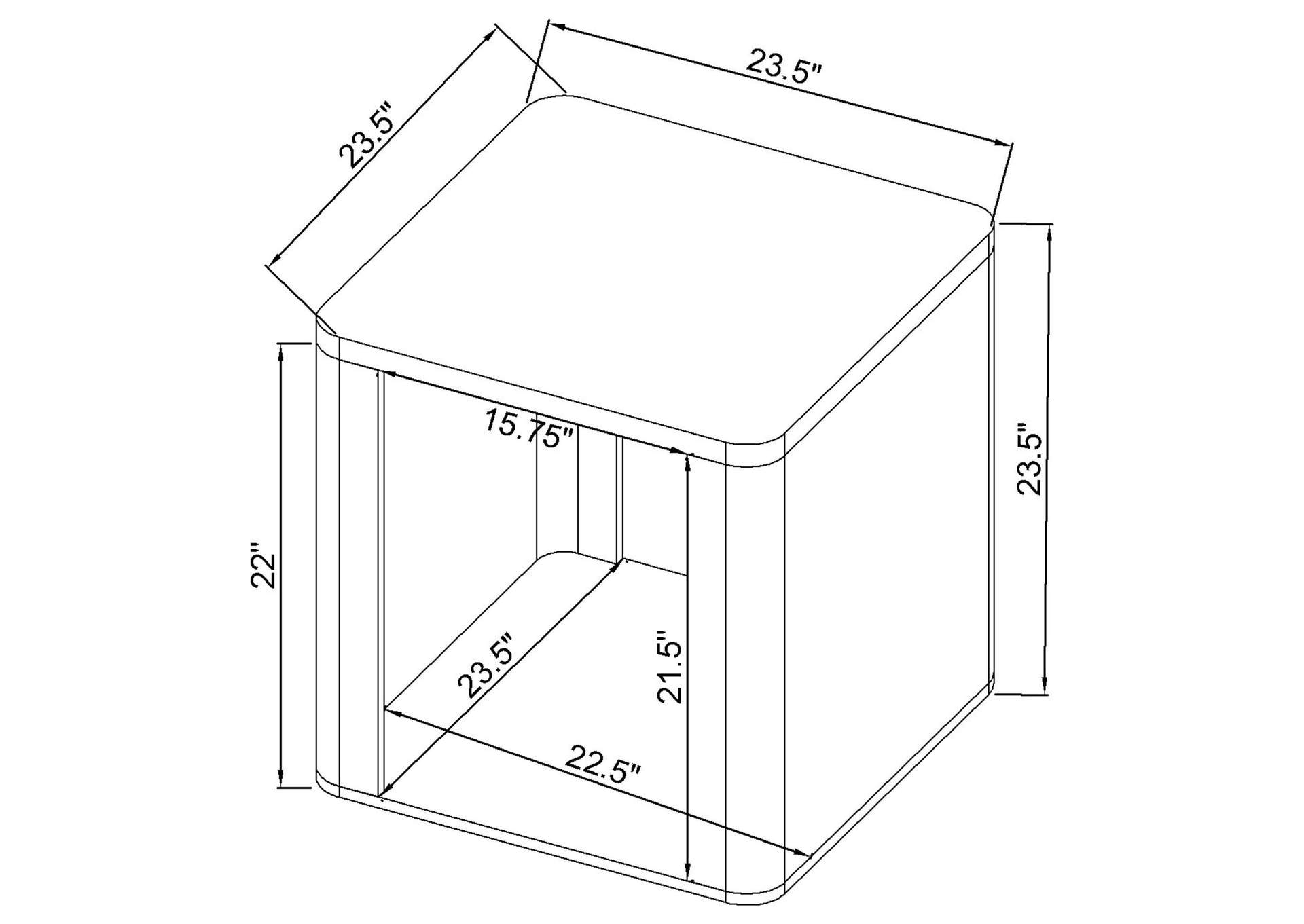 Alsina 2-Piece Coffee and End Table Set Greige image 13