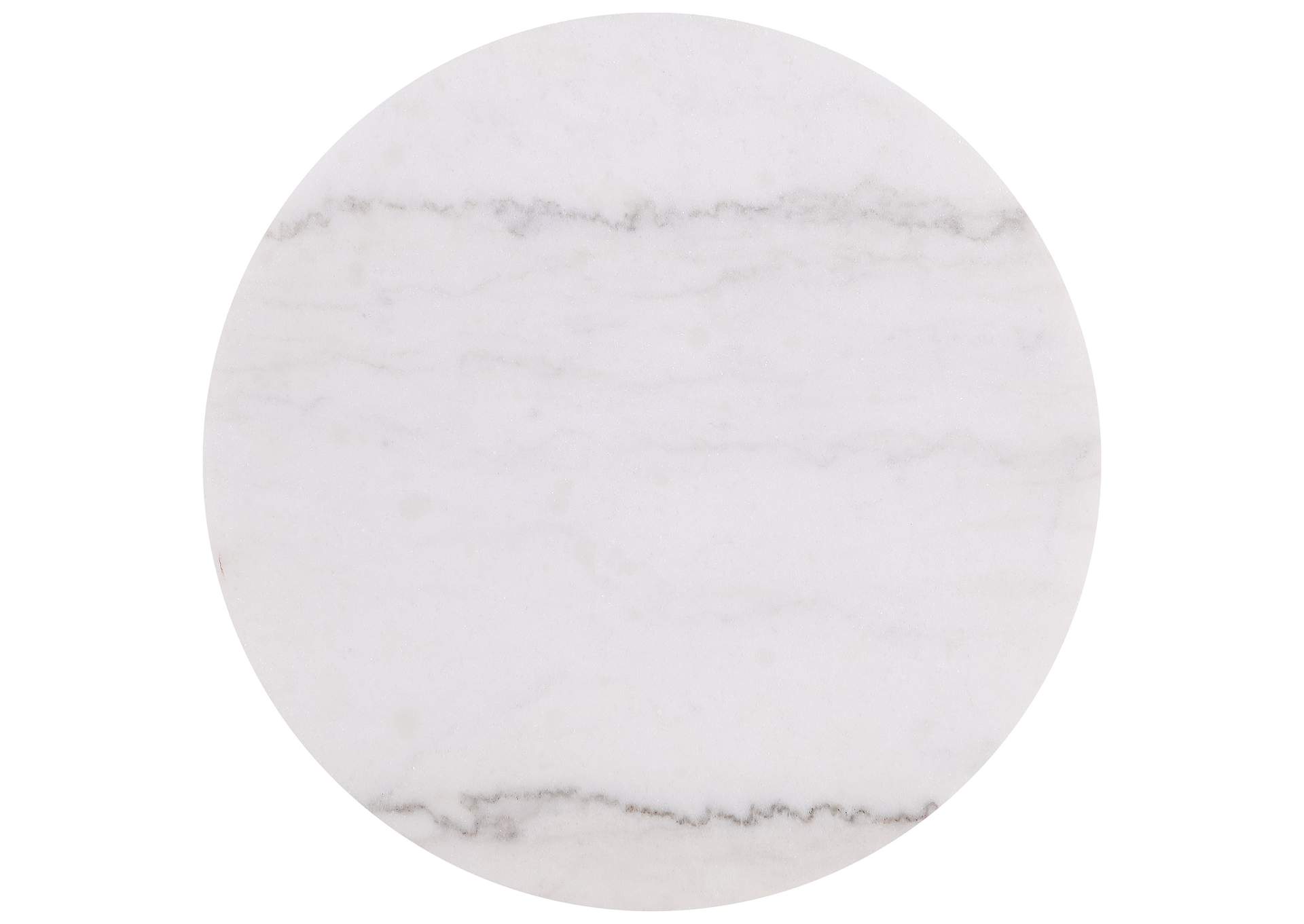 Jason 2-piece Round White Marble Coffee Table Set Greige image 5