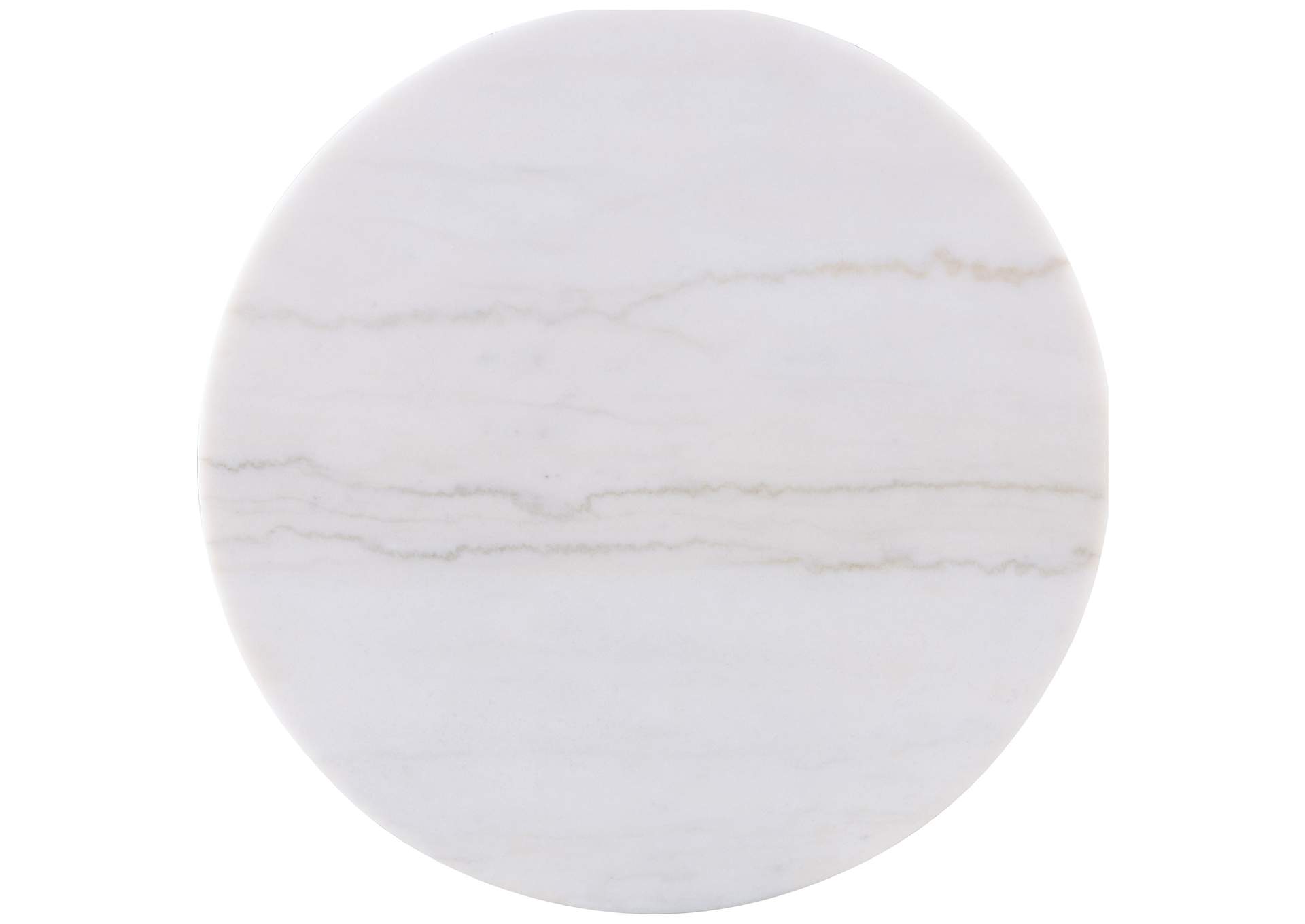Jason 2-piece Round White Marble Coffee Table Set Greige image 7