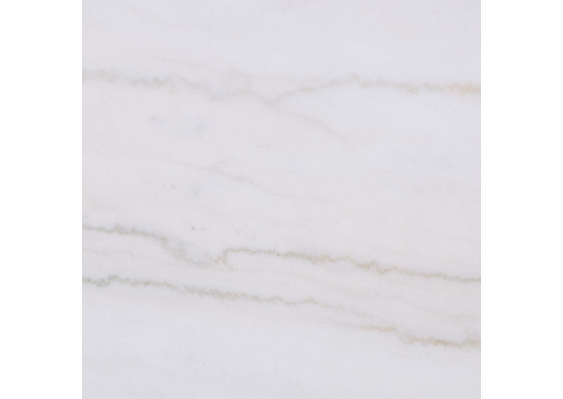 Jason 2-piece Round White Marble Coffee Table Set Greige image 8