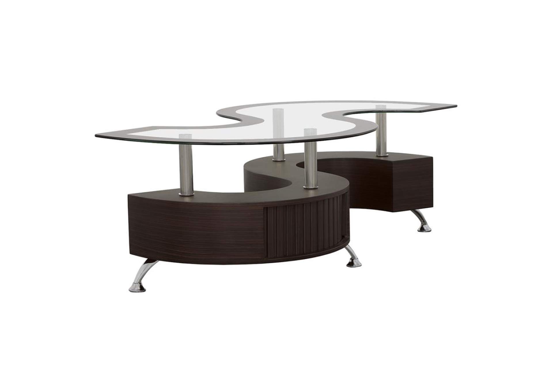 Buckley 3-piece Coffee Table and Stools Set Cappuccino image 7