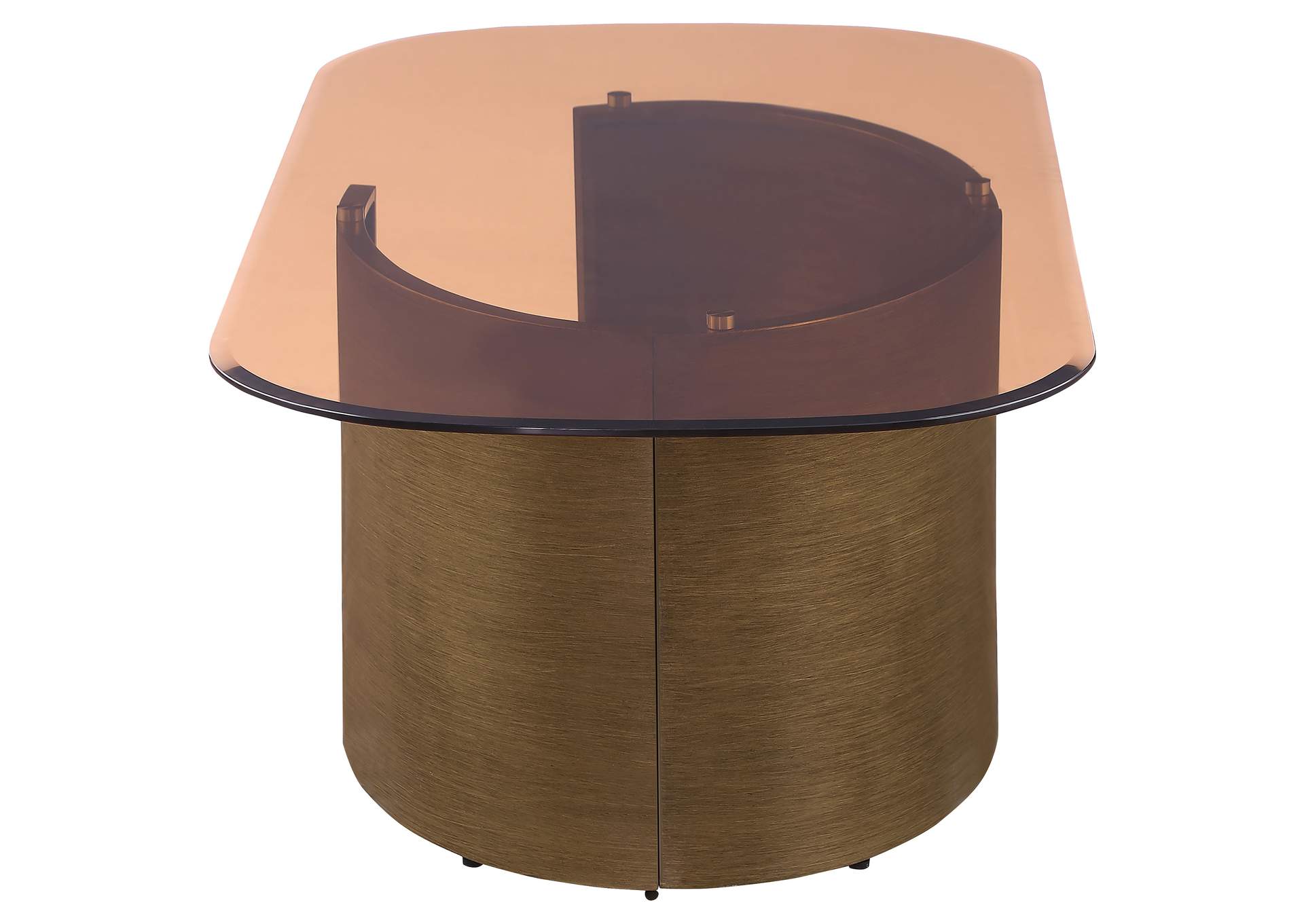 Morena 3-piece Coffee and End Table Set Brushed Bronze