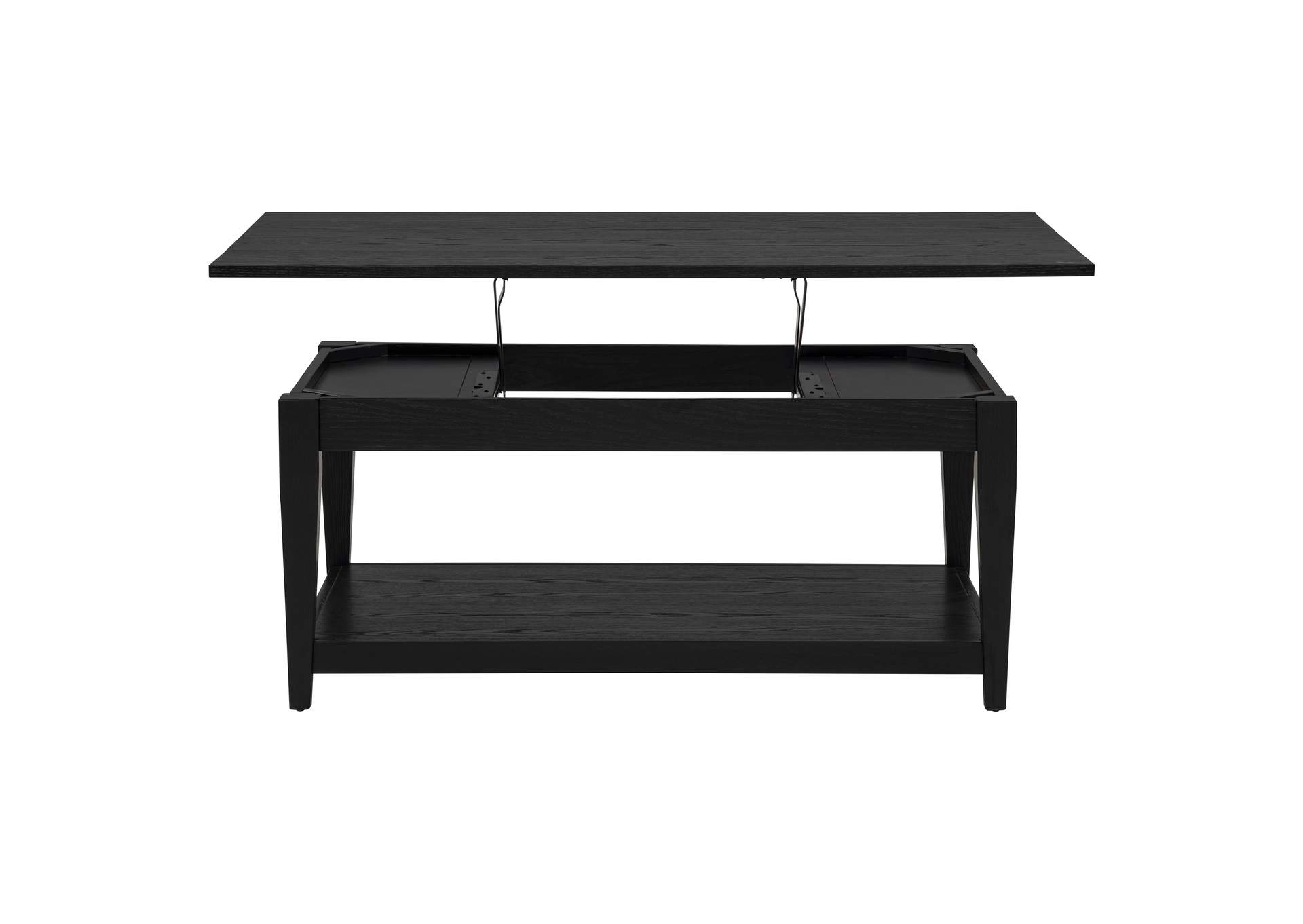 Lindenton Lift-Top Occasional Cocktail Coffee Table Black image 10