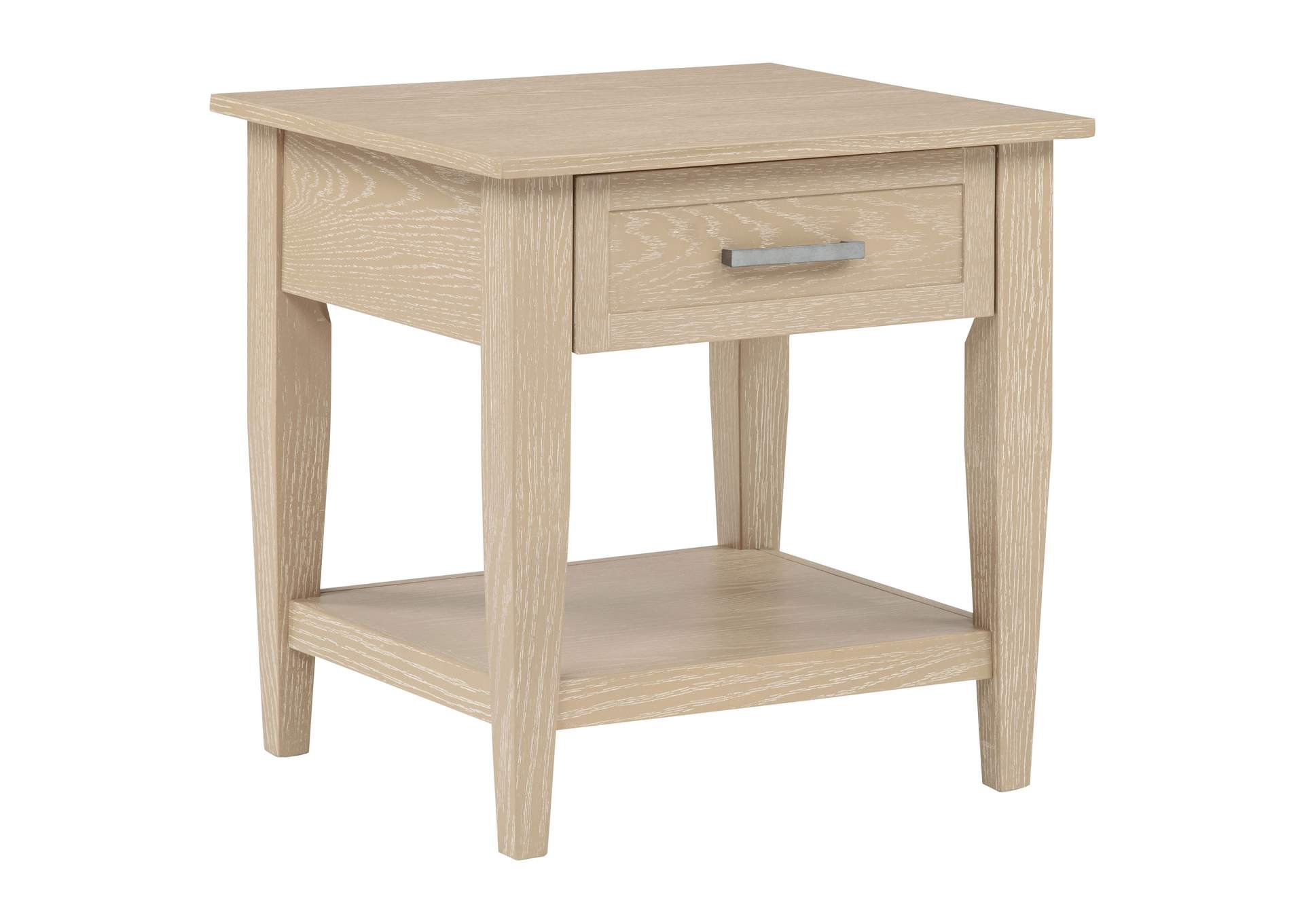 Lindenton 1-drawer Wood Occasional Side End Table Blonde image 1