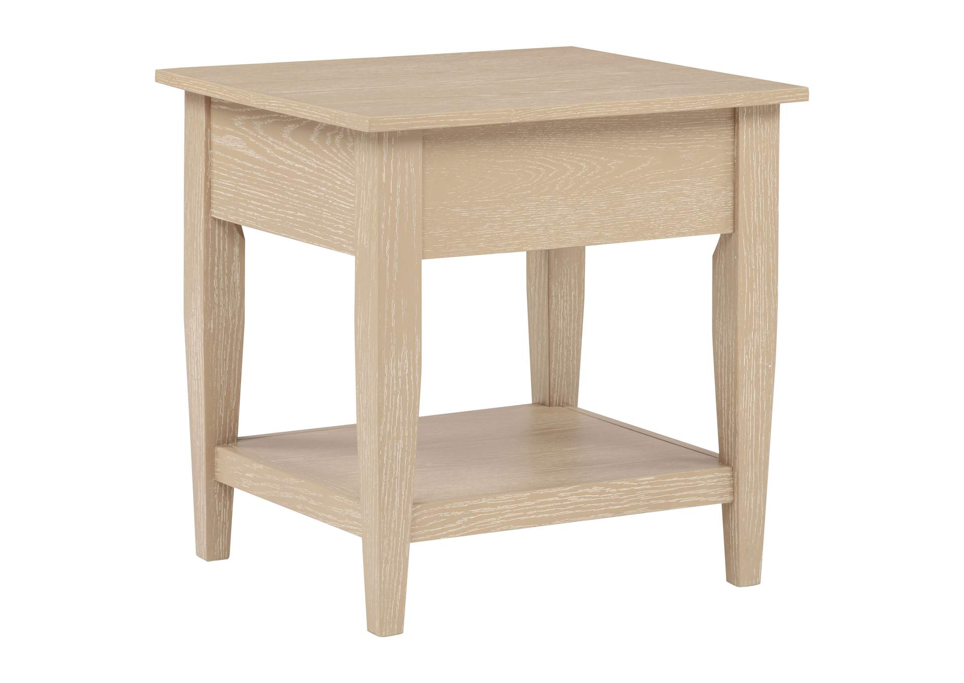 Lindenton 2-piece Wood Lift-Top Coffee and End Table Set Blonde image 7