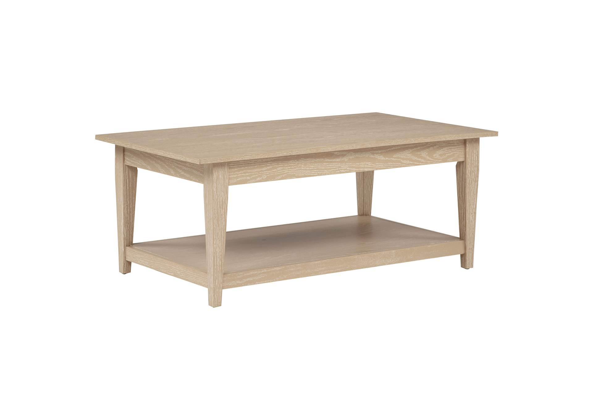 Lindenton 2-piece Wood Lift-Top Coffee and End Table Set Blonde image 8