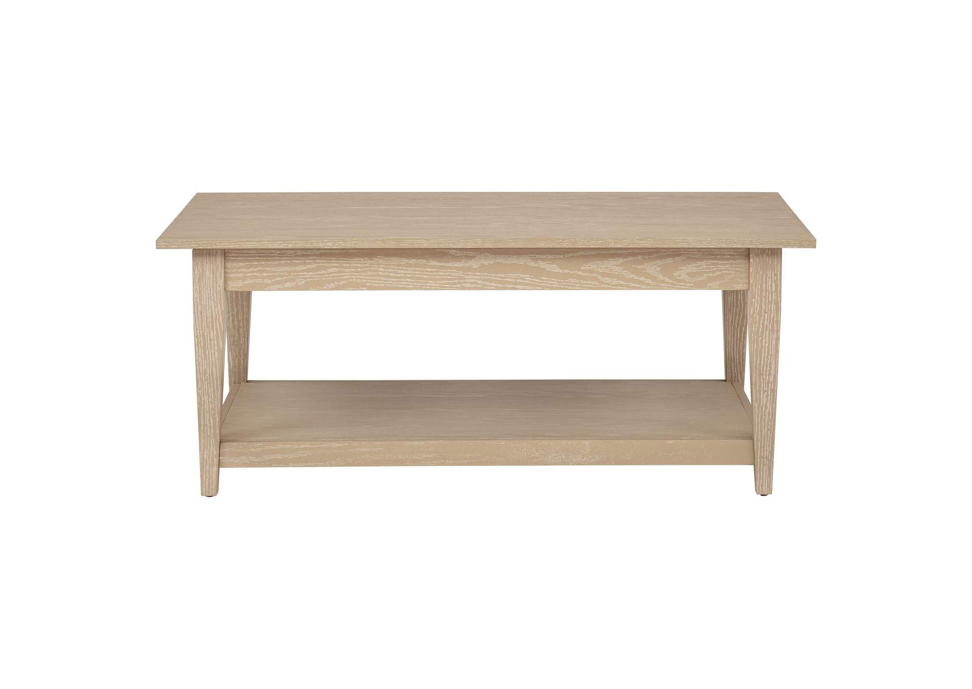 Lindenton 3-piece Wood Lift-Top Coffee and End Table Set Blonde image 11