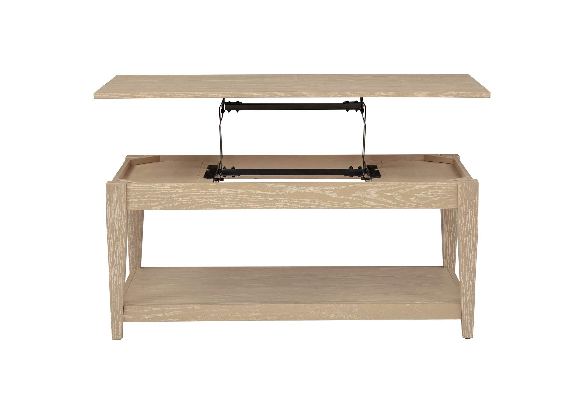 Lindenton Lift-Top Occasional Cocktail Coffee Table Blonde image 7