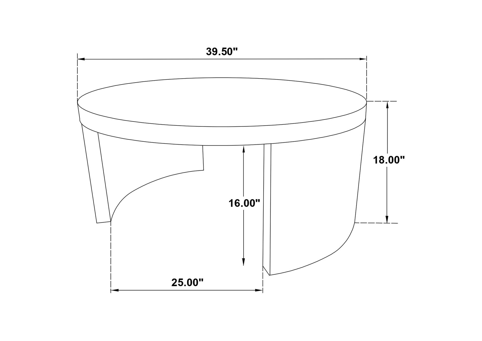 Sweeney 2-piece Coffee and End Occasional Table Set Dark Walnut image 13