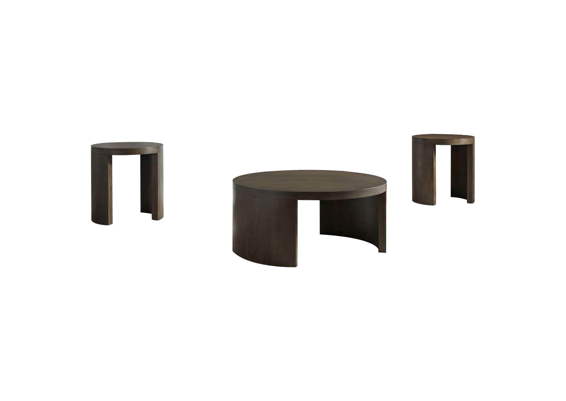 Sweeney 3-piece Coffee and End Occasional Table Set Dark Walnut image 3