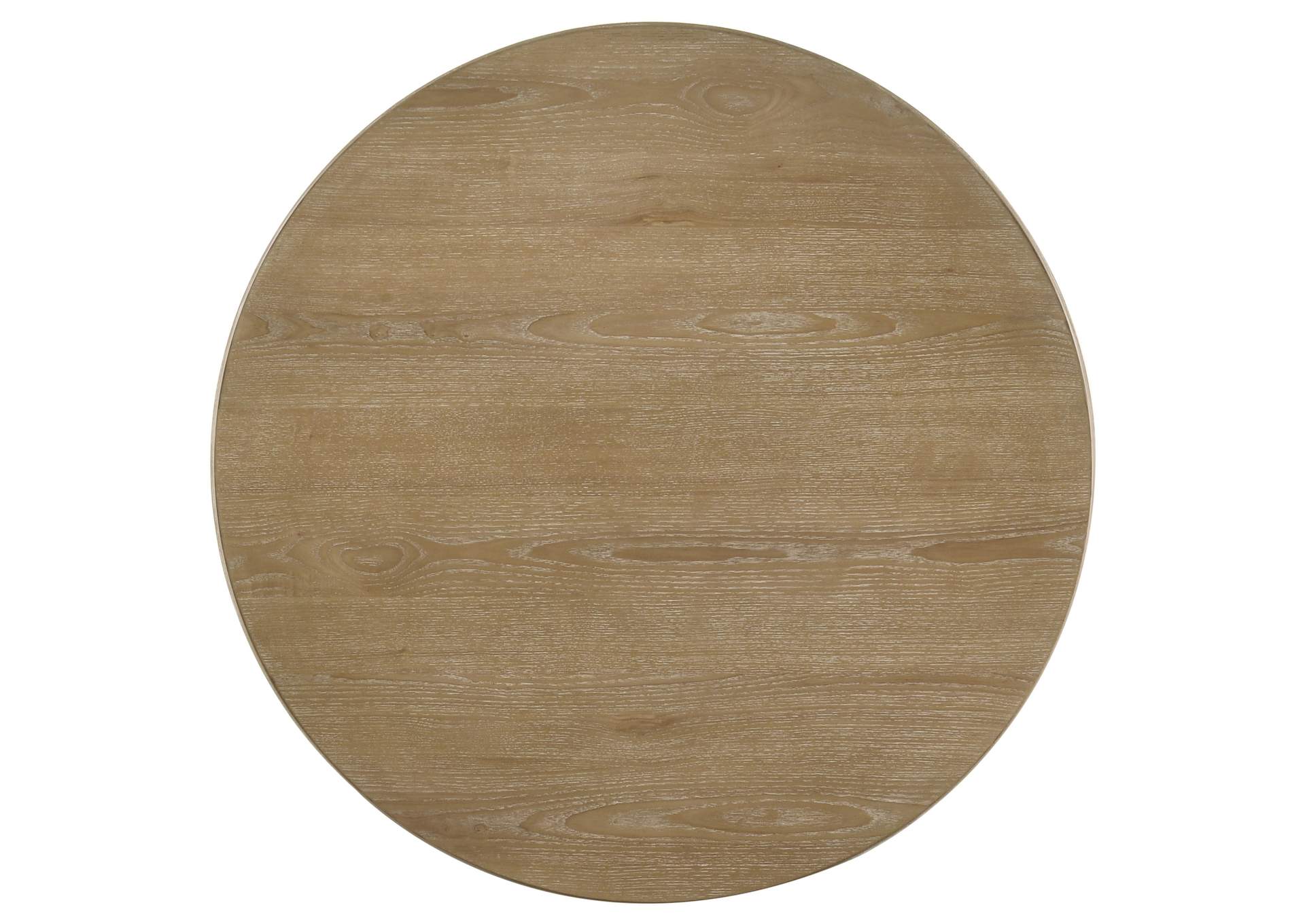 Adina 3-piece Round Coffee Table Set Distressed Light Brown image 11