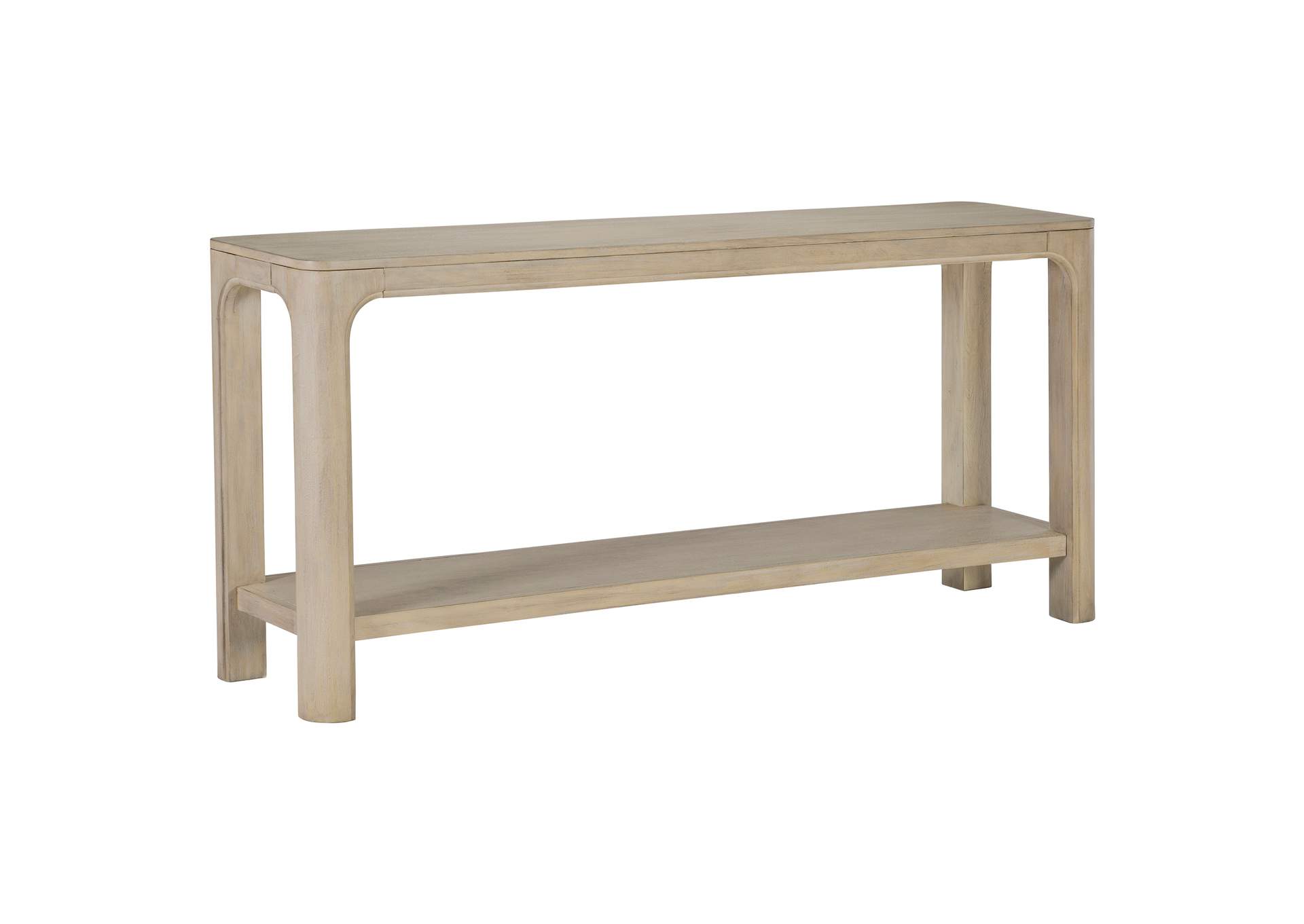 Solano 64-inch Entryway Console Sofa Table Weathered Mango image 1