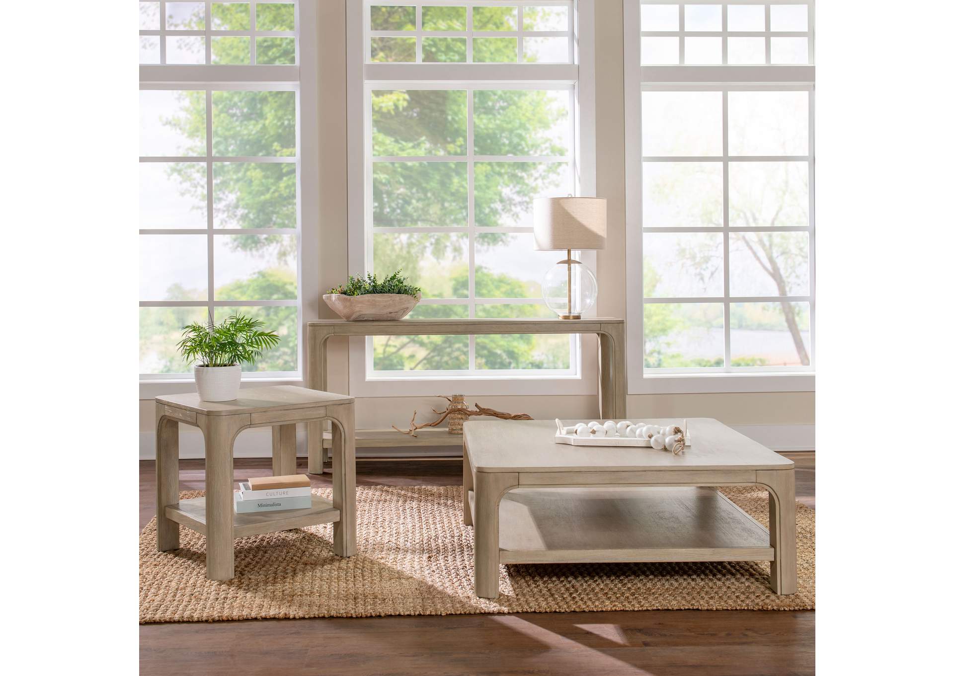 Solano 64-inch Entryway Console Sofa Table Weathered Mango image 10