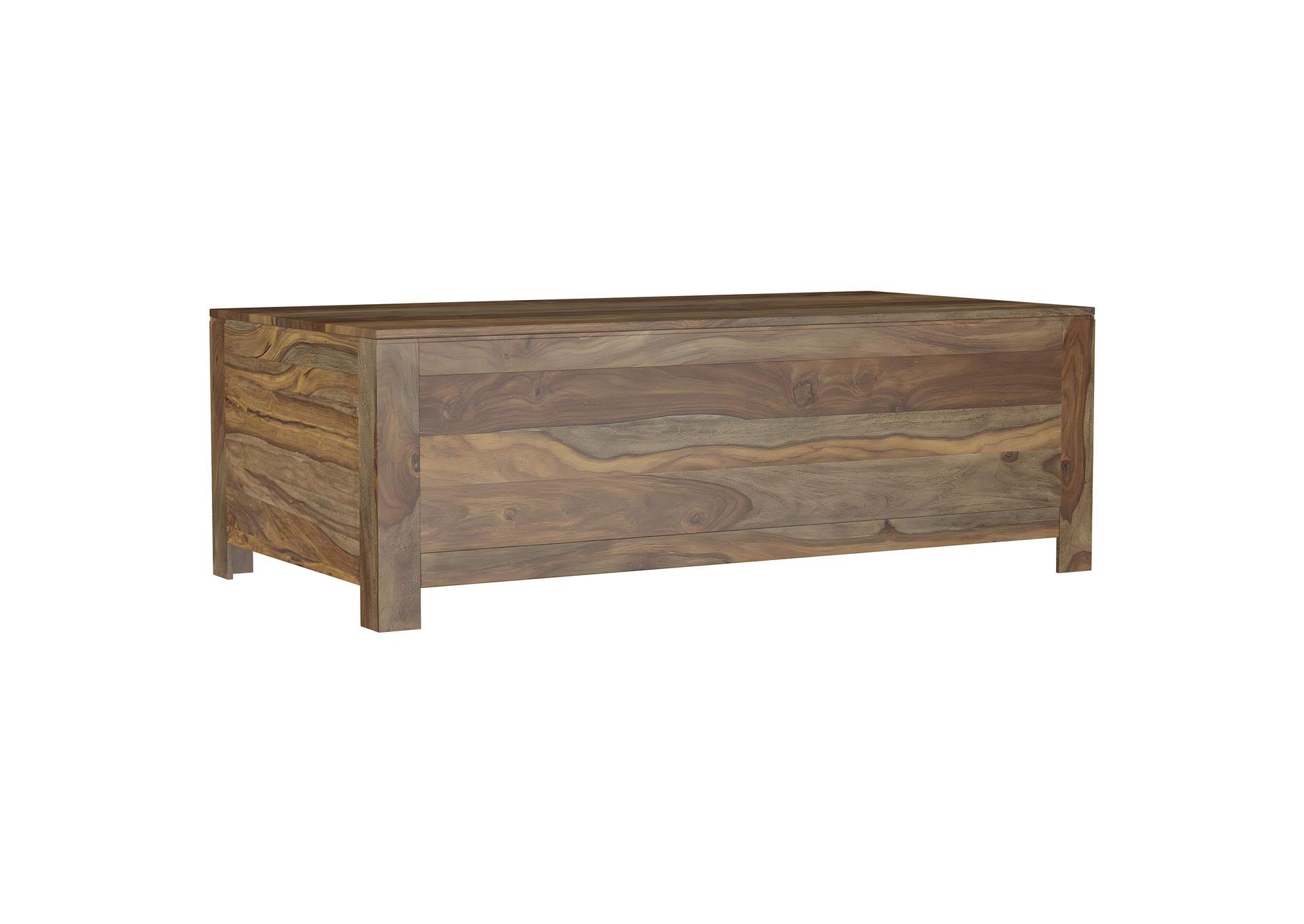 Esther 6-drawer Solid Wood Coffee Table Natural Sheesham image 6