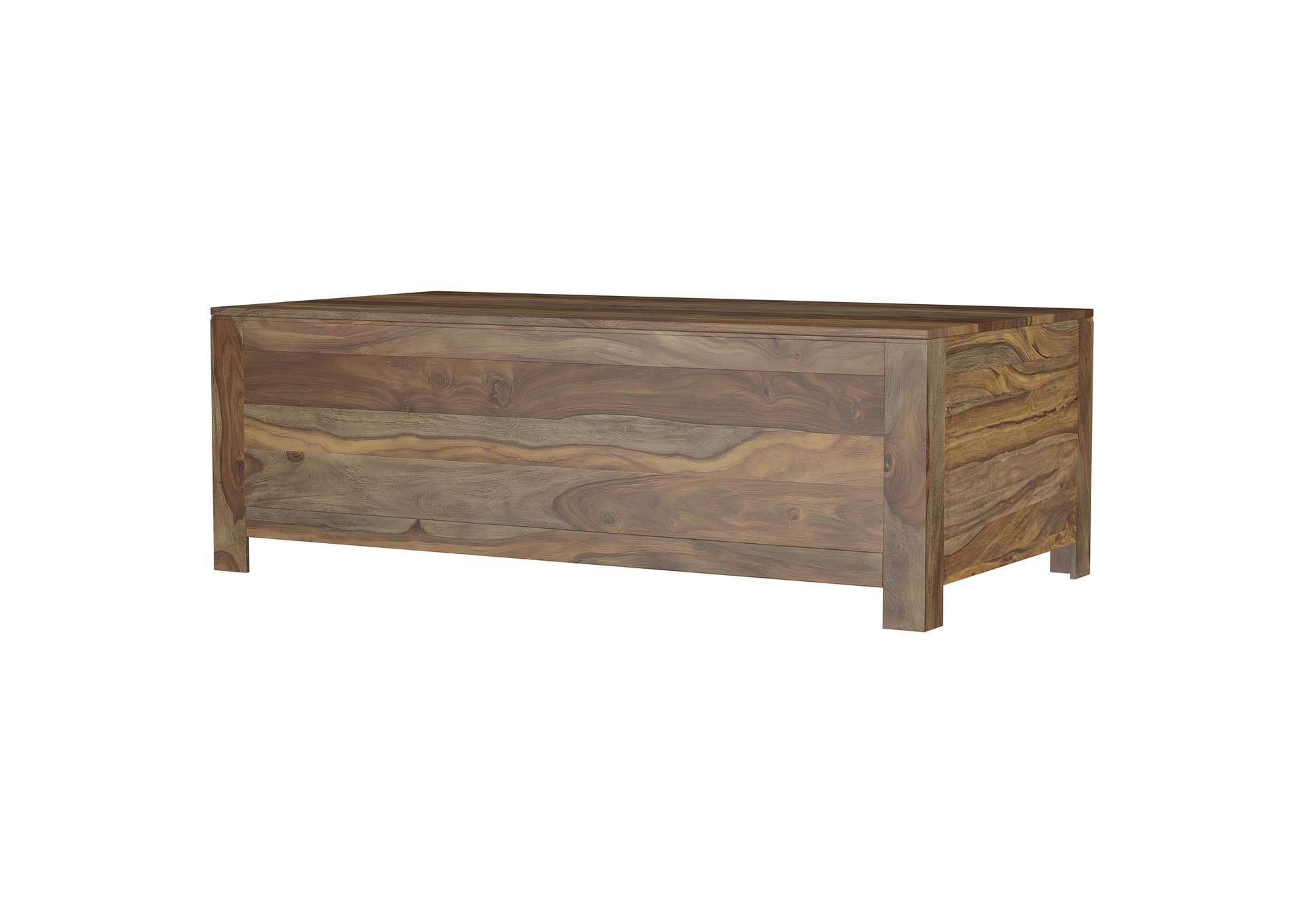 Esther 6-drawer Solid Wood Coffee Table Natural Sheesham image 8