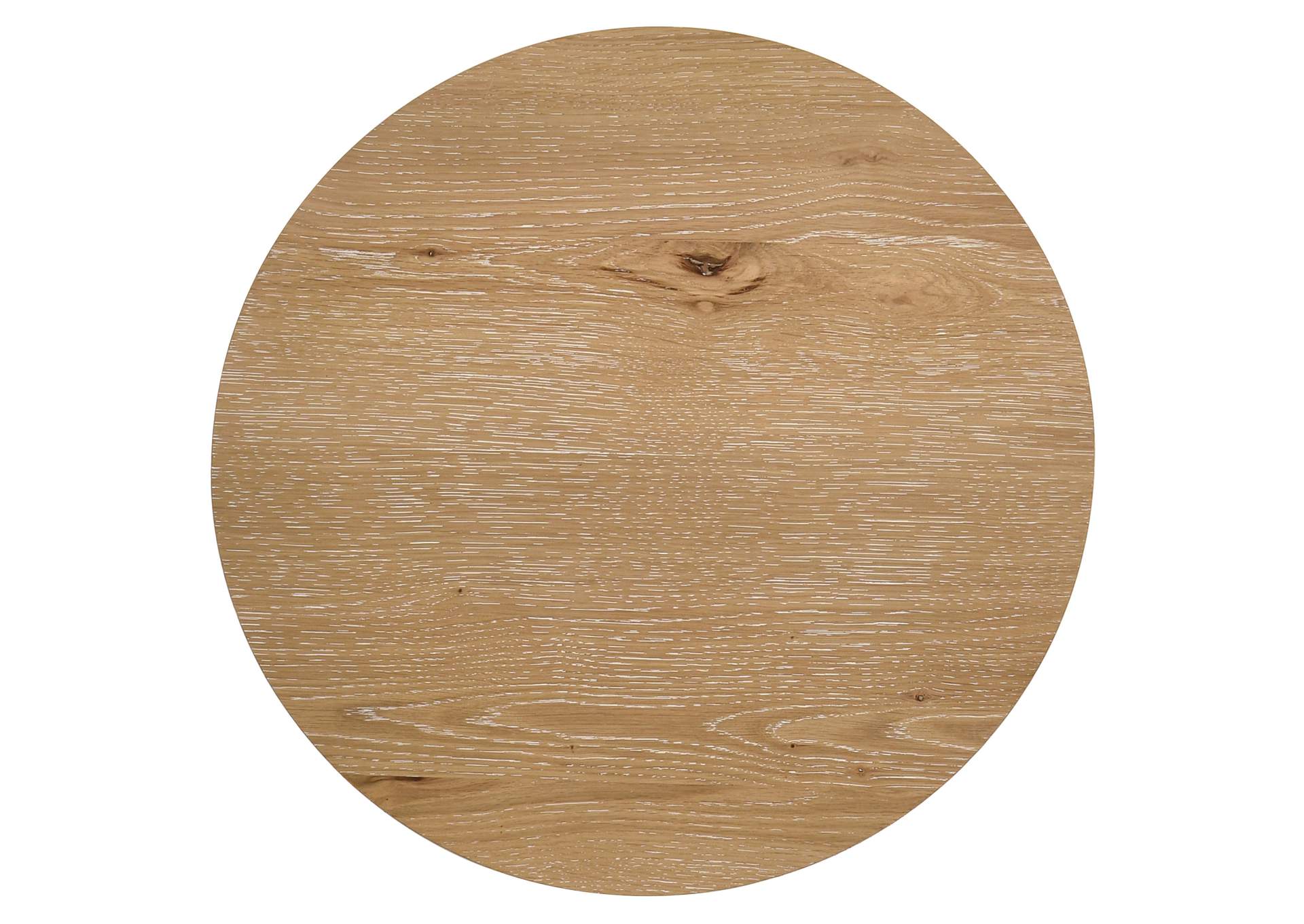 Kessler 2-piece Round Sculptural Wood Coffee Table Set Light Oak image 7