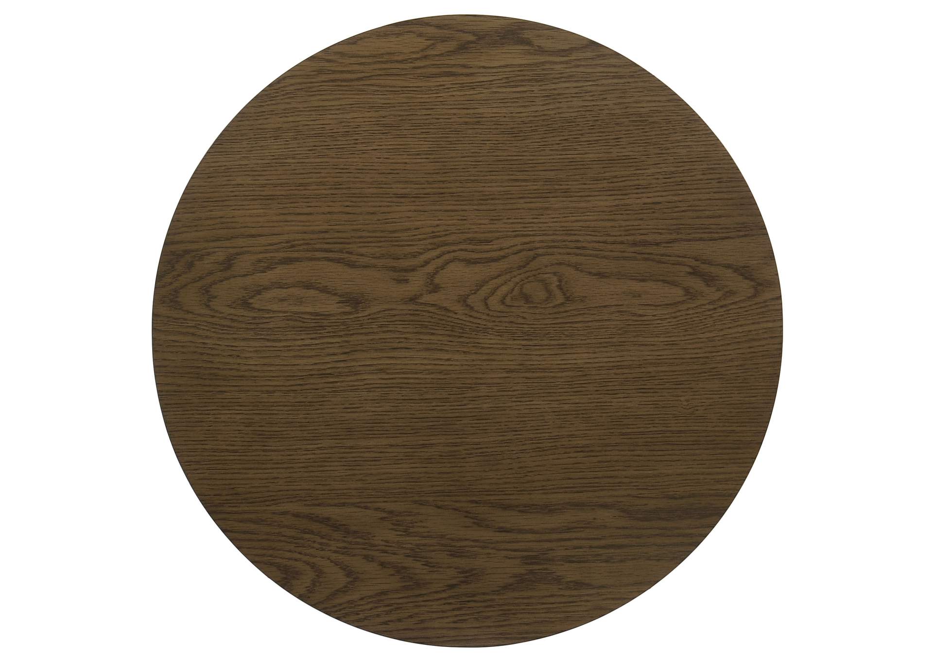 Kessler 2-piece Round Sculptural Wood Coffee Table Set Brown image 7